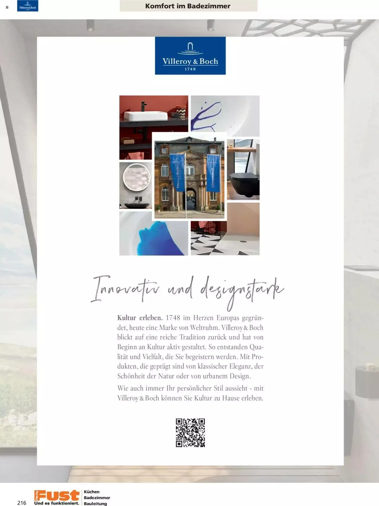 Fust Aktionen Badezimmermagazin von 17. April bis 31. Dezember 2024 - Prospekt seite  216