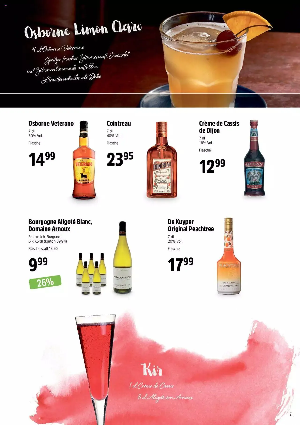 TopCC Aktionen Cocktails von 11. September bis 31. Dezember 2023 - Prospekt seite 7