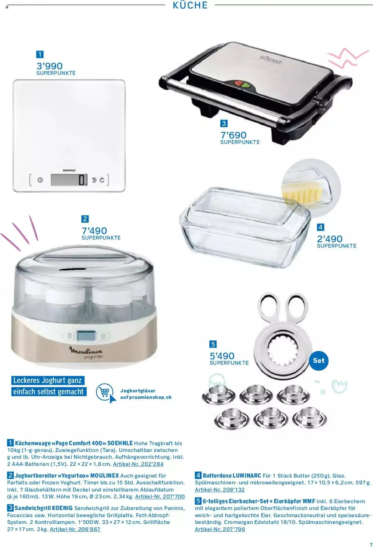 Coop Praemien Shop Aktionen von 20. Februar bis 31. Dezember 2024 - Prospekt seite 7