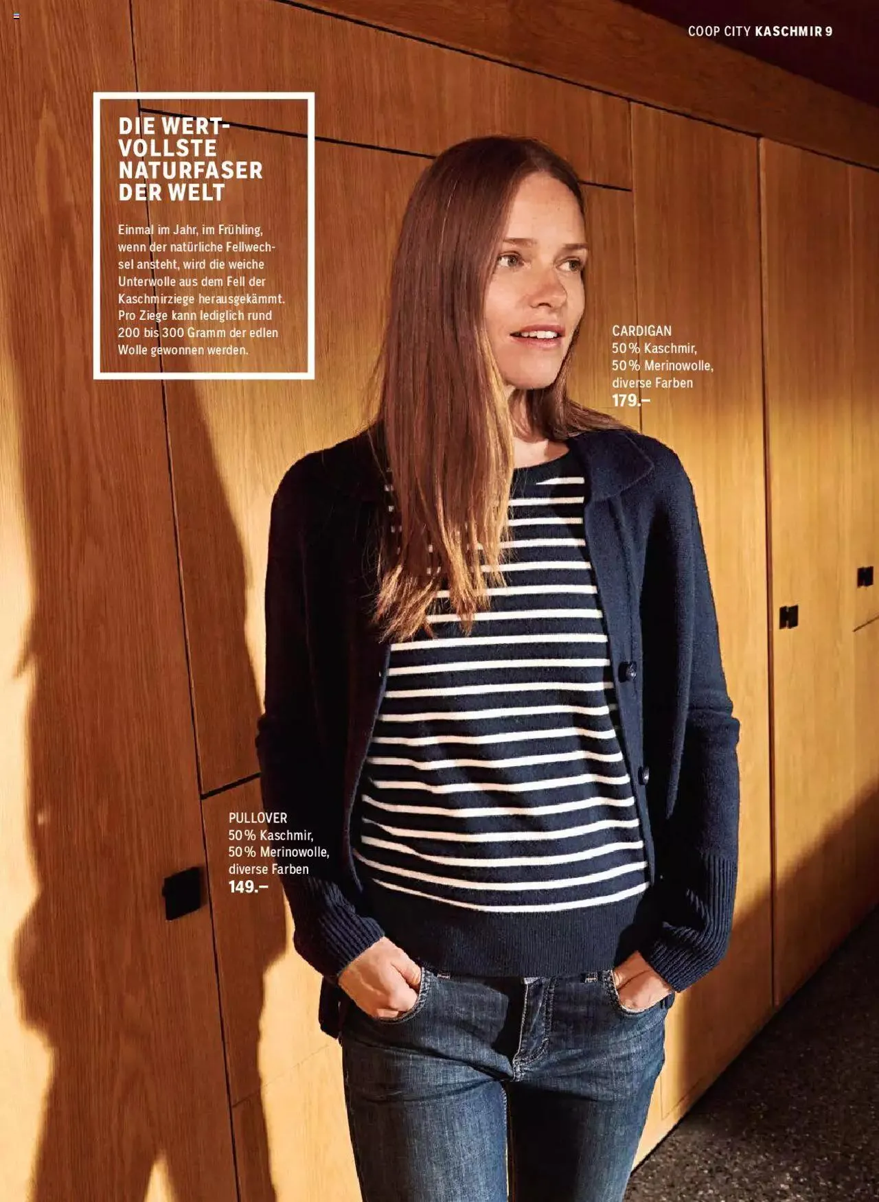 Coop City Aktionen Cashmere Collection von 5. September bis 31. Dezember 2023 - Prospekt seite 9
