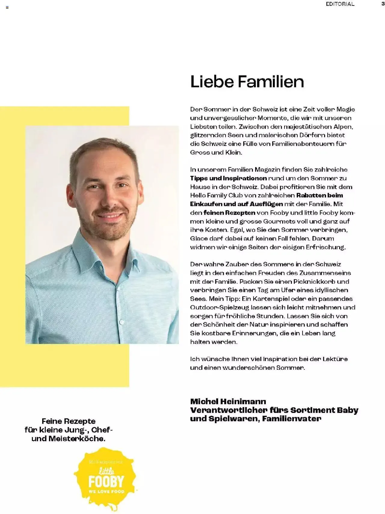 Coop Magazin Familien von 18. Juni bis 31. Dezember 2024 - Prospekt seite  3