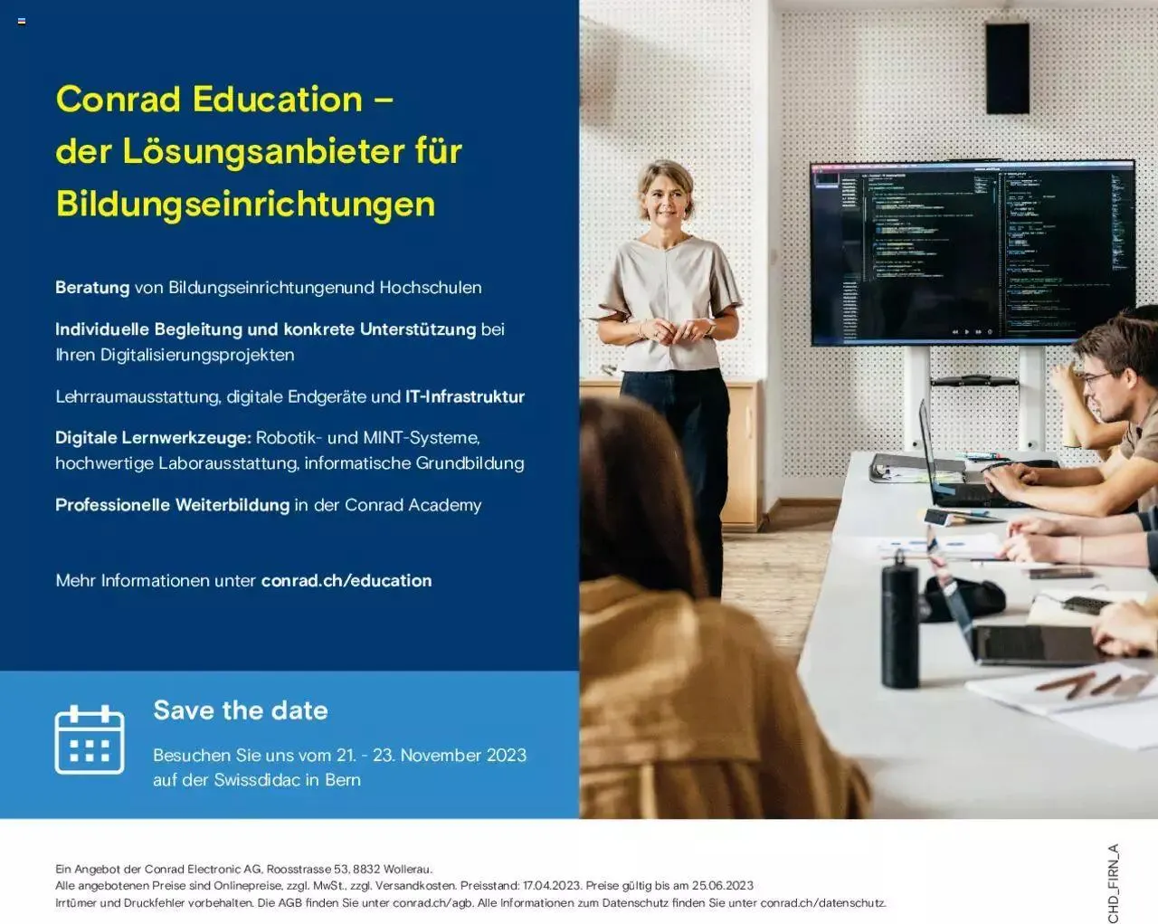 Conrad Aktionen Education von 5. September bis 31. Dezember 2024 - Prospekt seite  100