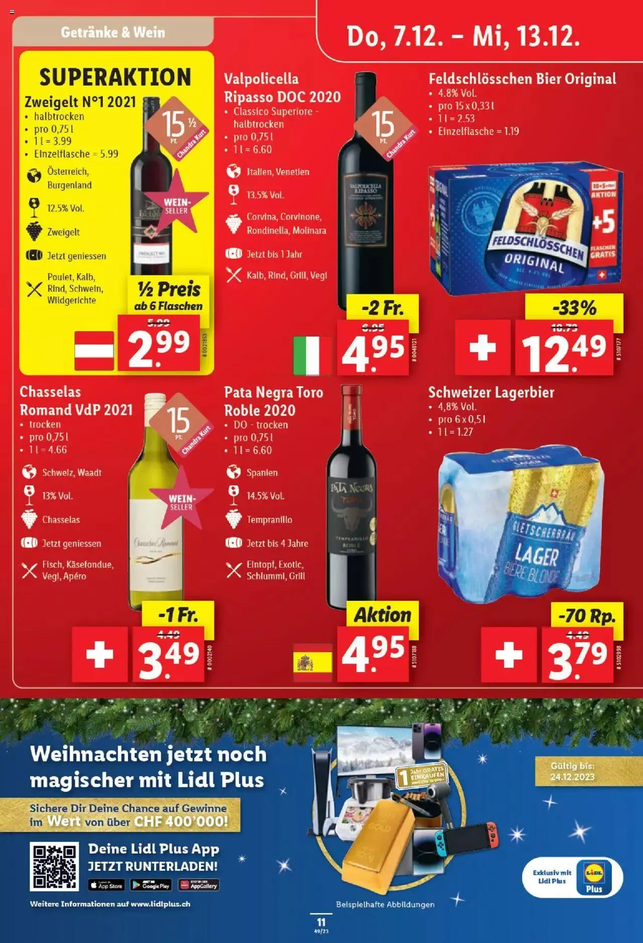 Lidl Aktionen von 7. Dezember bis 13. Dezember 2023 - Prospekt seite  11