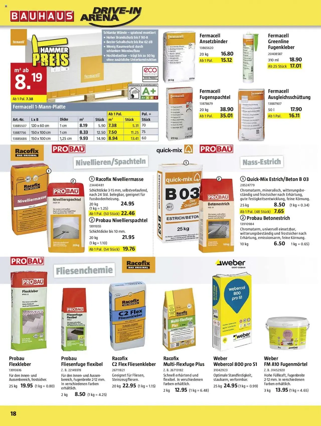 Bauhaus Aktionen von 26. August bis 29. September 2024 - Prospekt seite  18
