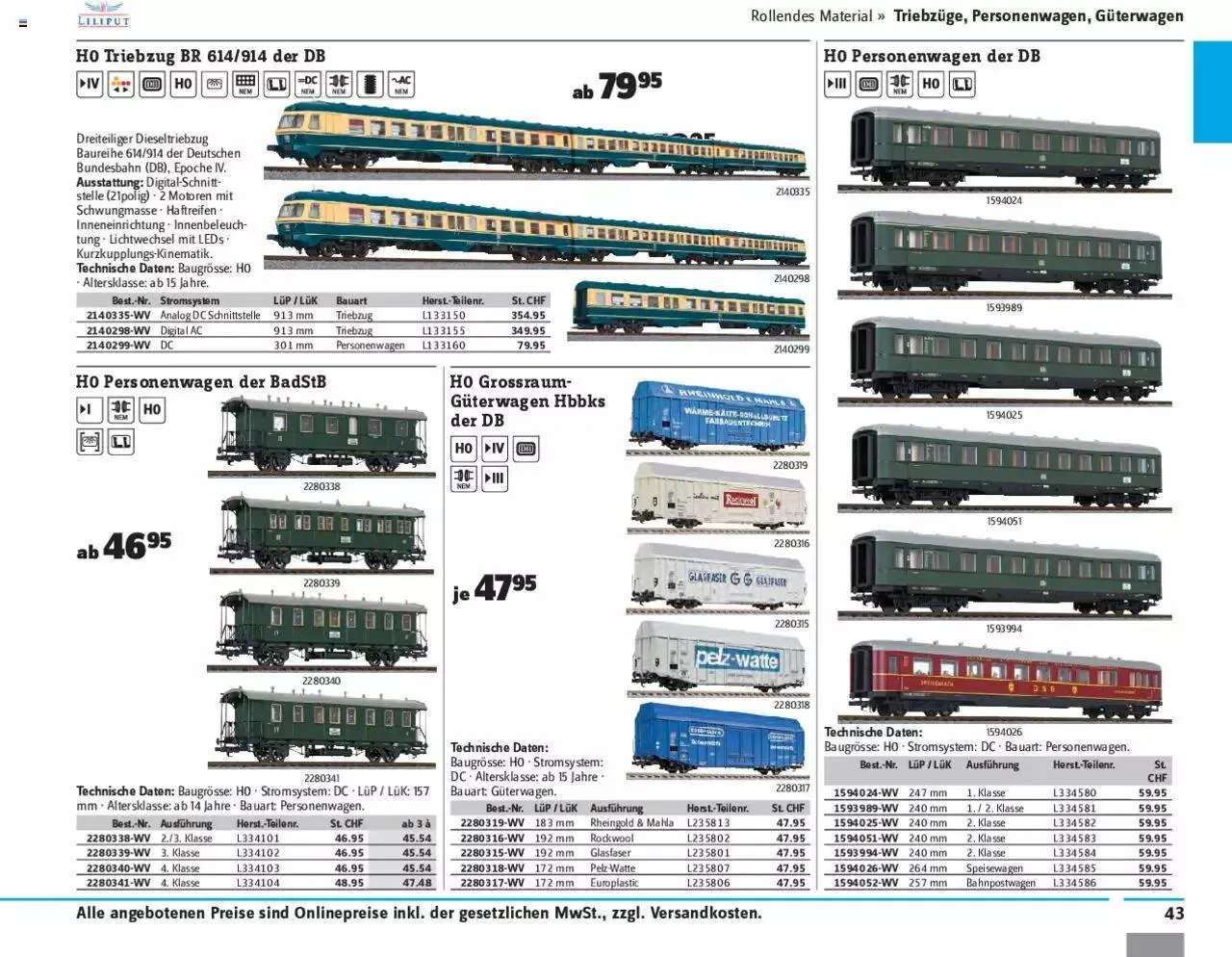 Conrad - Modellbahn 2021/22 von 1. Januar bis 31. Dezember 2023 - Prospekt seite  45