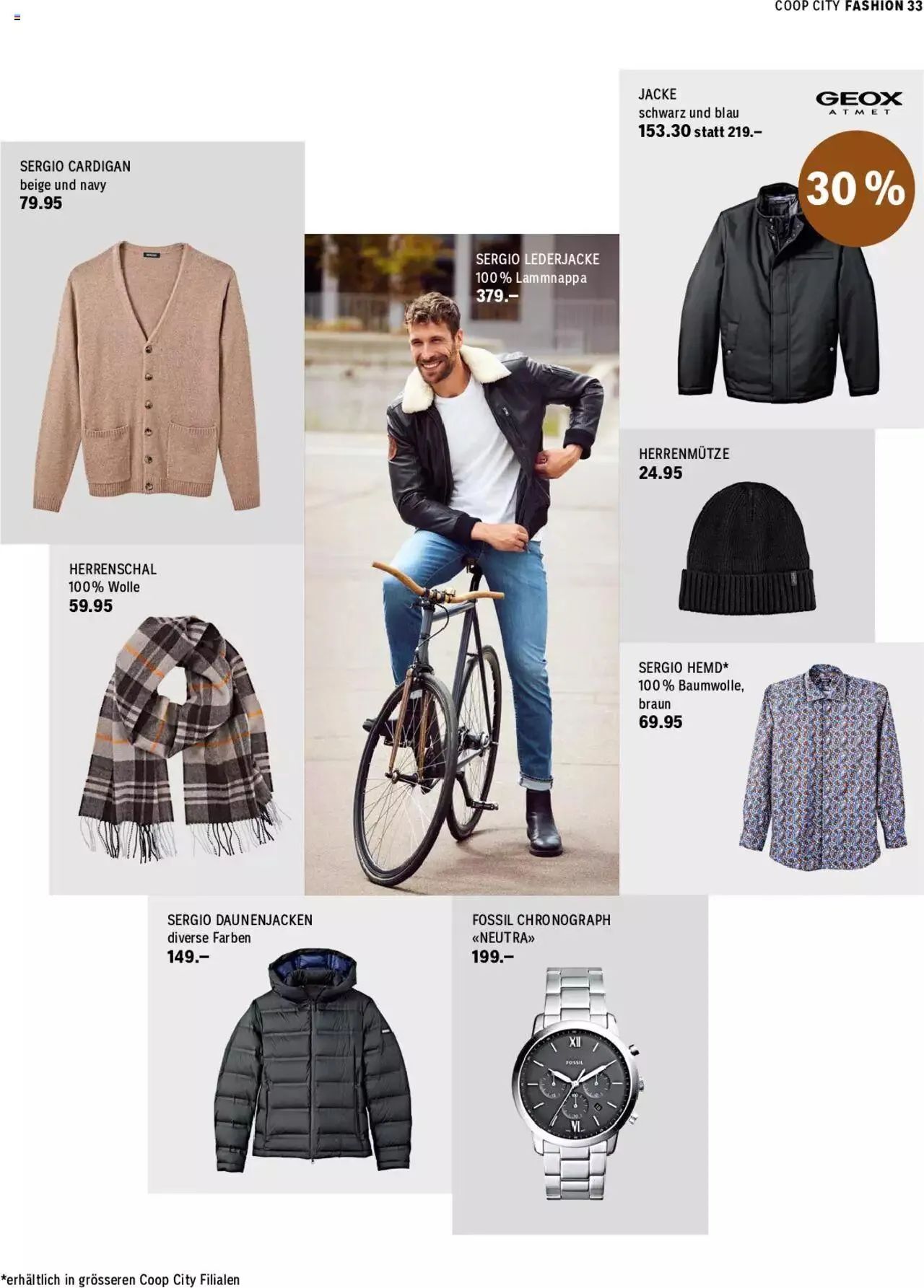 Coop City Magazin von 19. September bis 8. Oktober 2023 - Prospekt seite  33