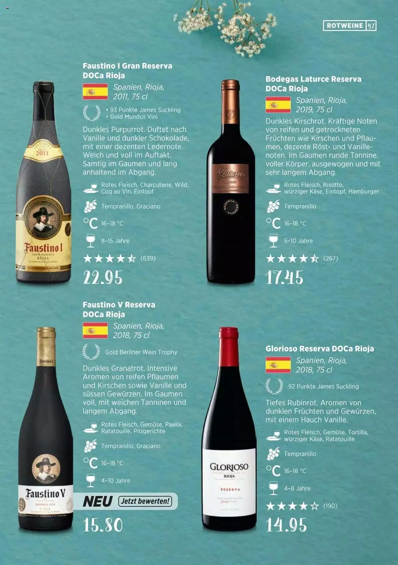 Denner Wine Guide 2023/2024 DE von 11. September bis 31. Dezember 2023 - Prospekt seite  46