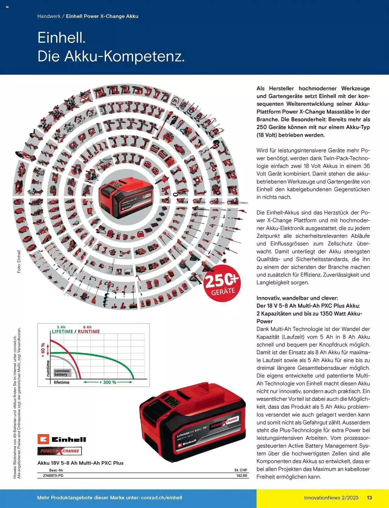 Conrad Handwerk und Technik von 8. Mai bis 31. Dezember 2023 - Prospekt seite 13