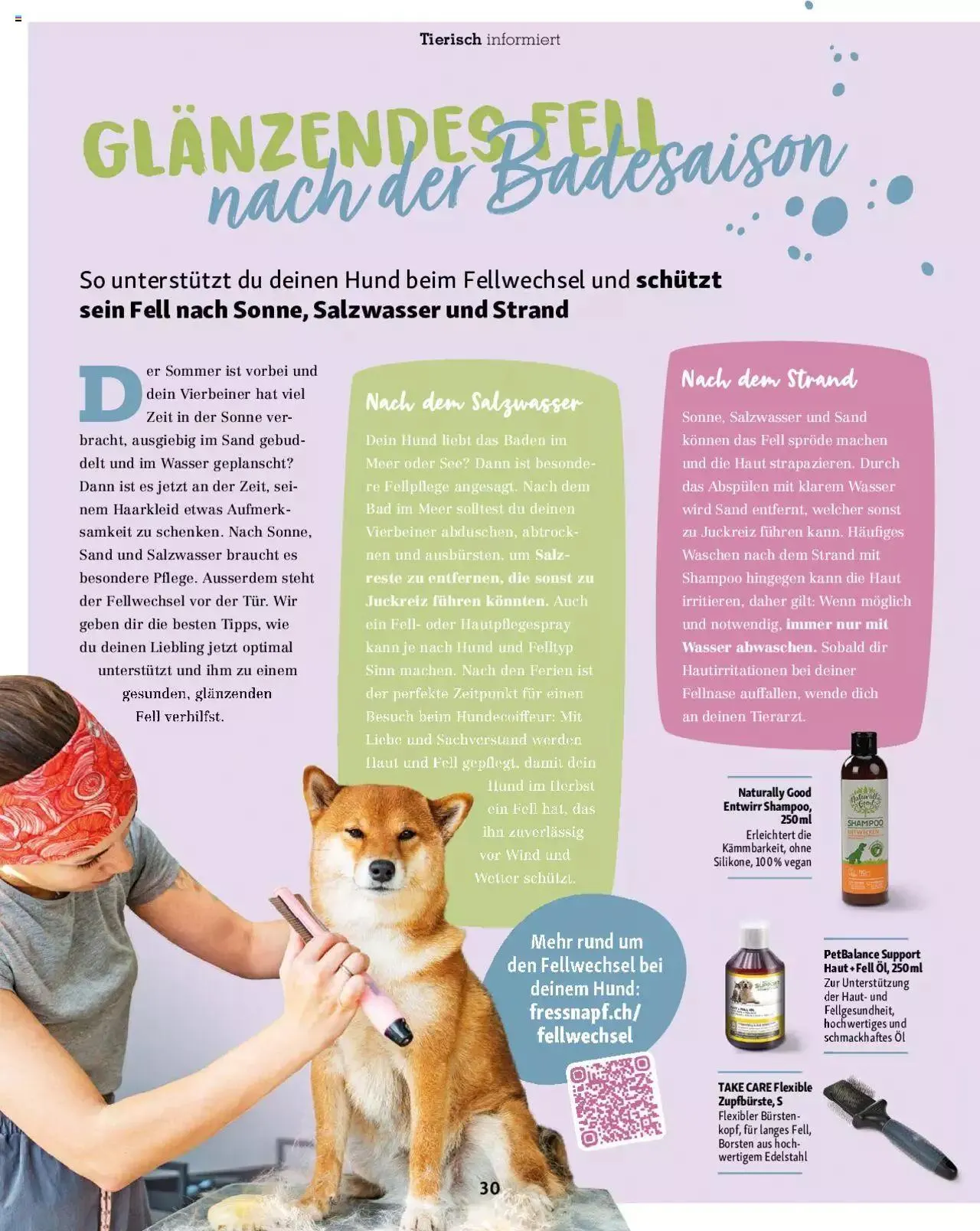 Fressnapf Magazin von 1. September bis 31. Oktober 2023 - Prospekt seite 30