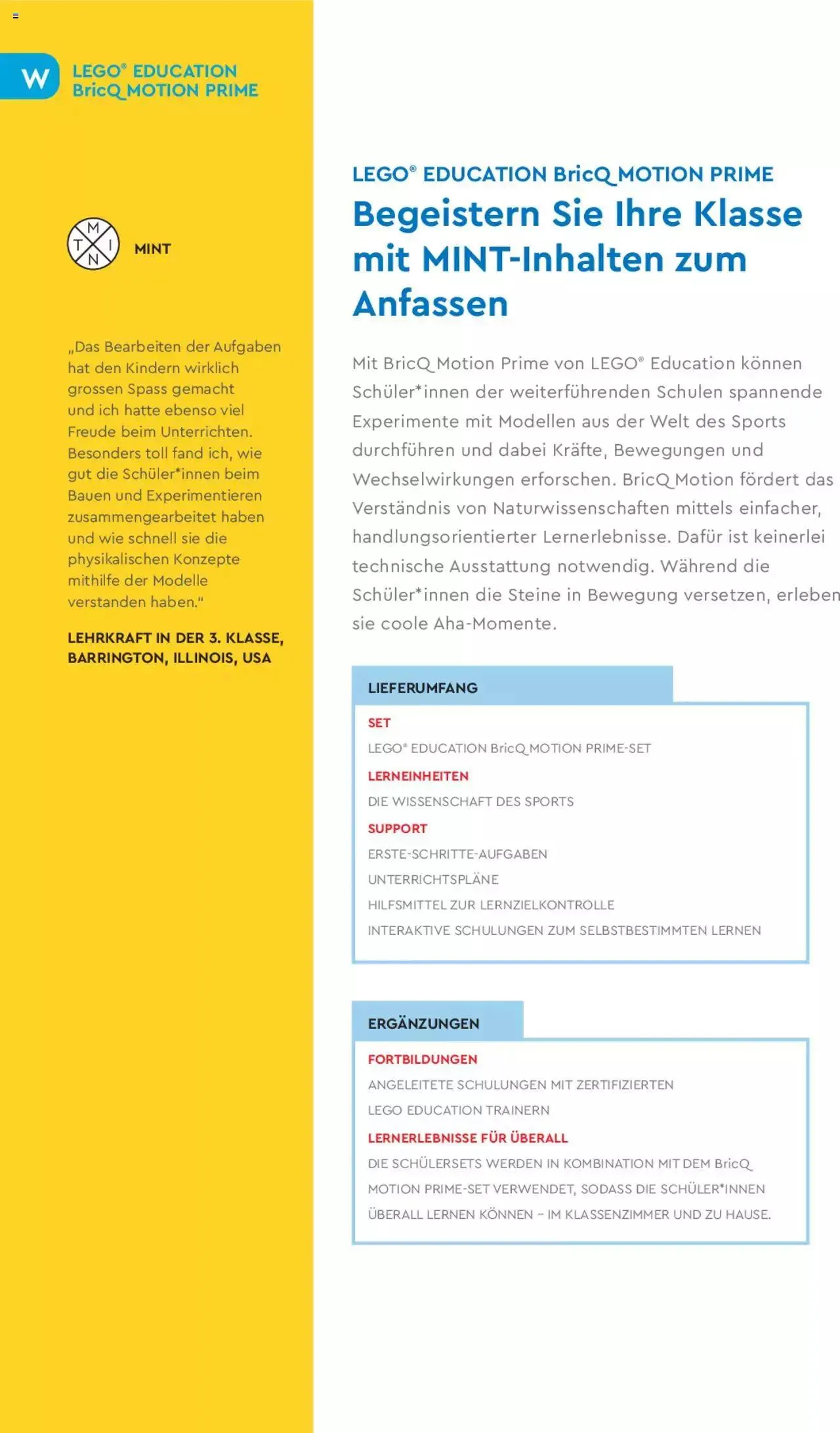 Conrad - Lego Education Lernkonzepte von 6. April bis 31. Dezember 2023 - Prospekt seite 10