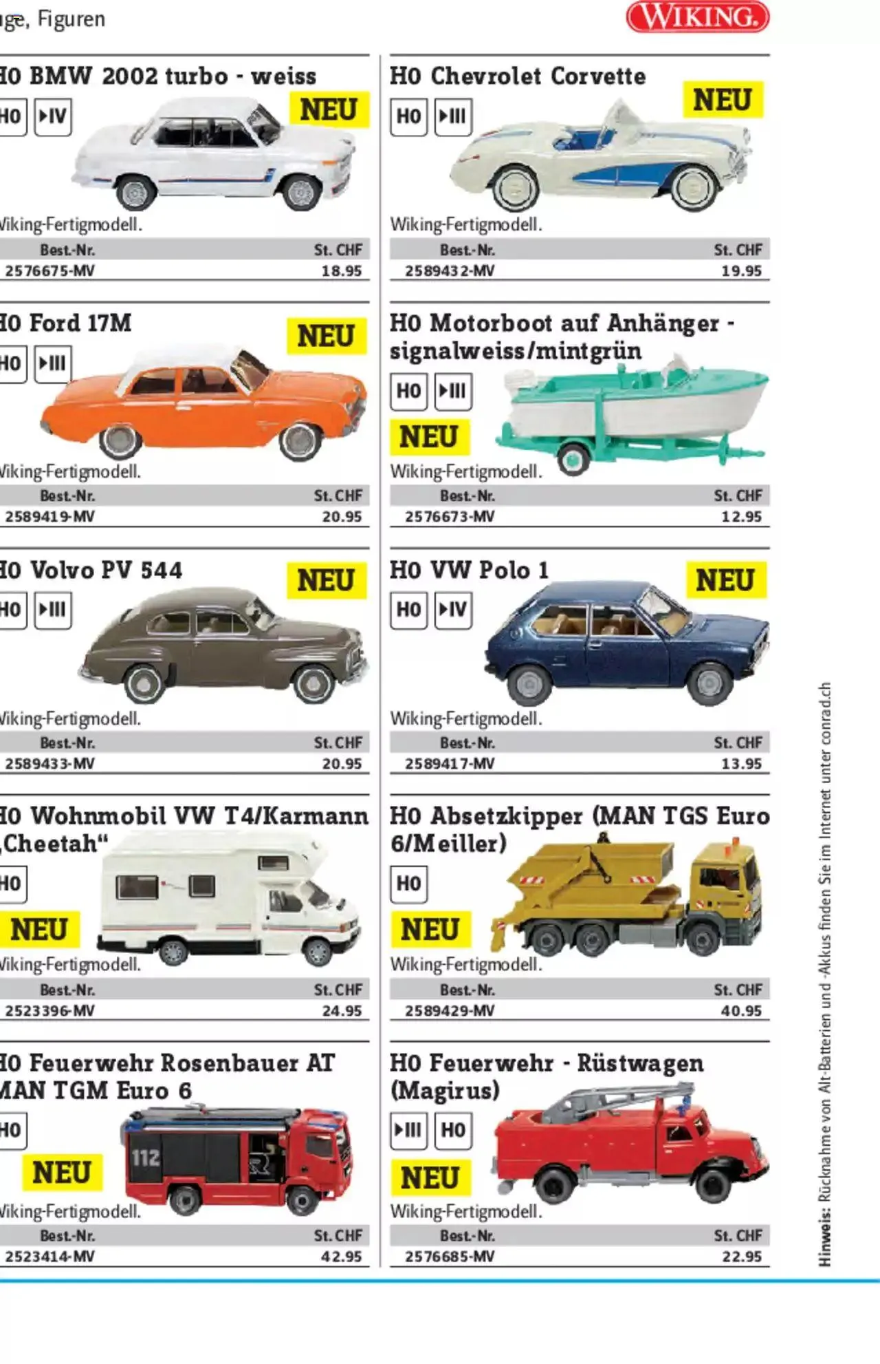 Conrad - Modellbahn Katalog 2022/23 von 5. September bis 31. Dezember 2023 - Prospekt seite  300