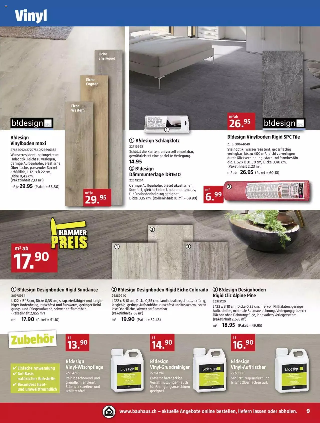 Bauhaus Aktionen von 28. August bis 1. Oktober 2023 - Prospekt seite  9