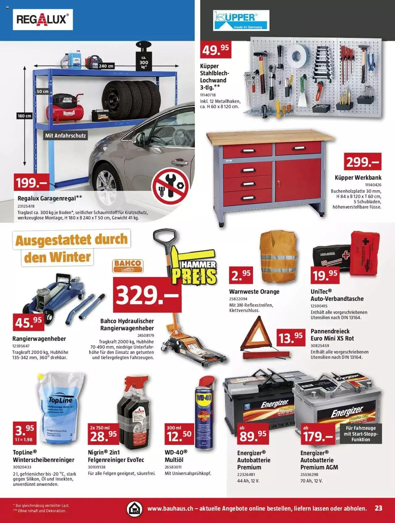 Bauhaus Aktionen von 2. Oktober bis 29. Oktober 2023 - Prospekt seite  23