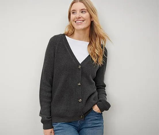 Grobstrick-Cardigan