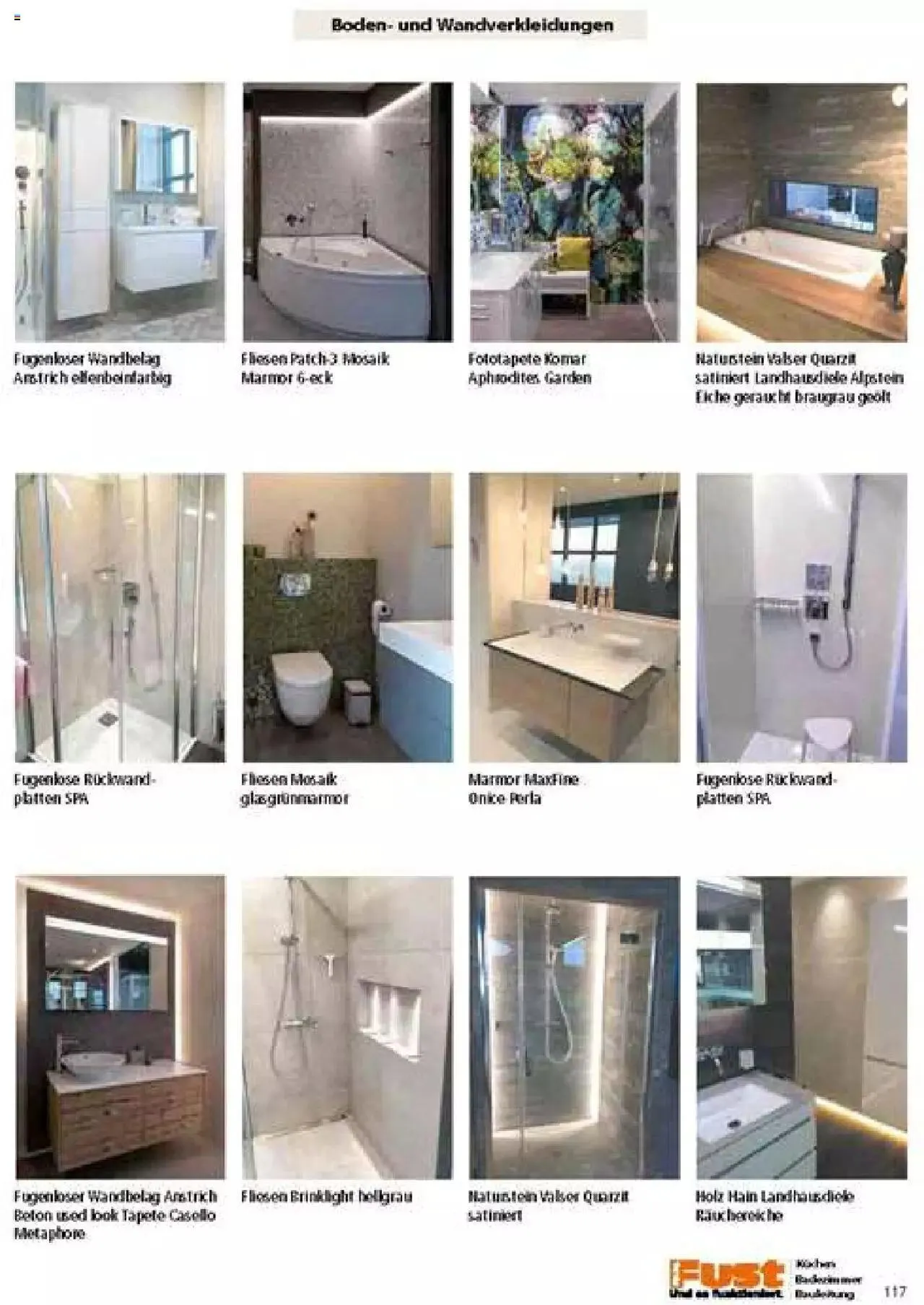 Fust Badezimmermagazin von 17. April bis 31. Dezember 2023 - Prospekt seite 117