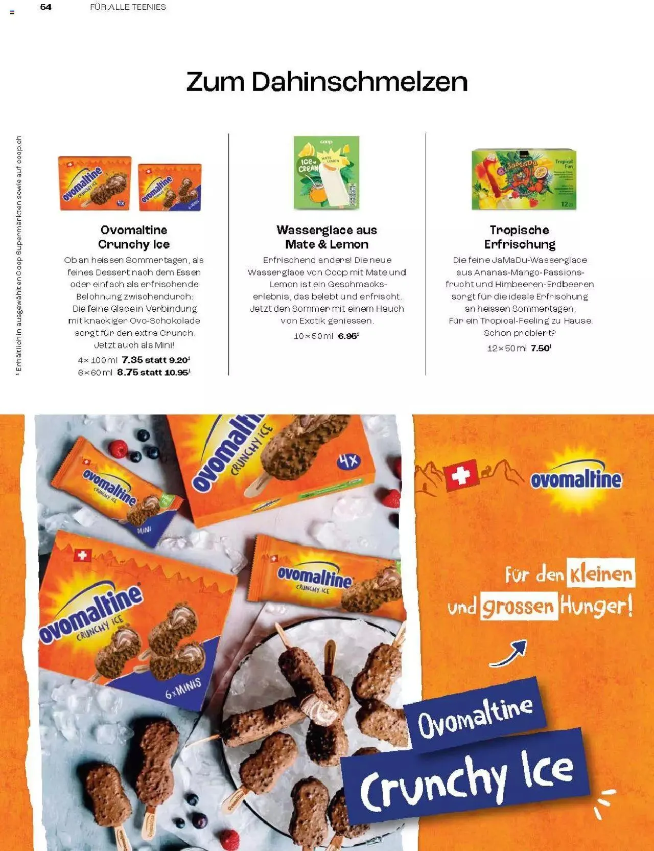 Coop Magazin Familien von 18. Juni bis 31. Dezember 2024 - Prospekt seite  54