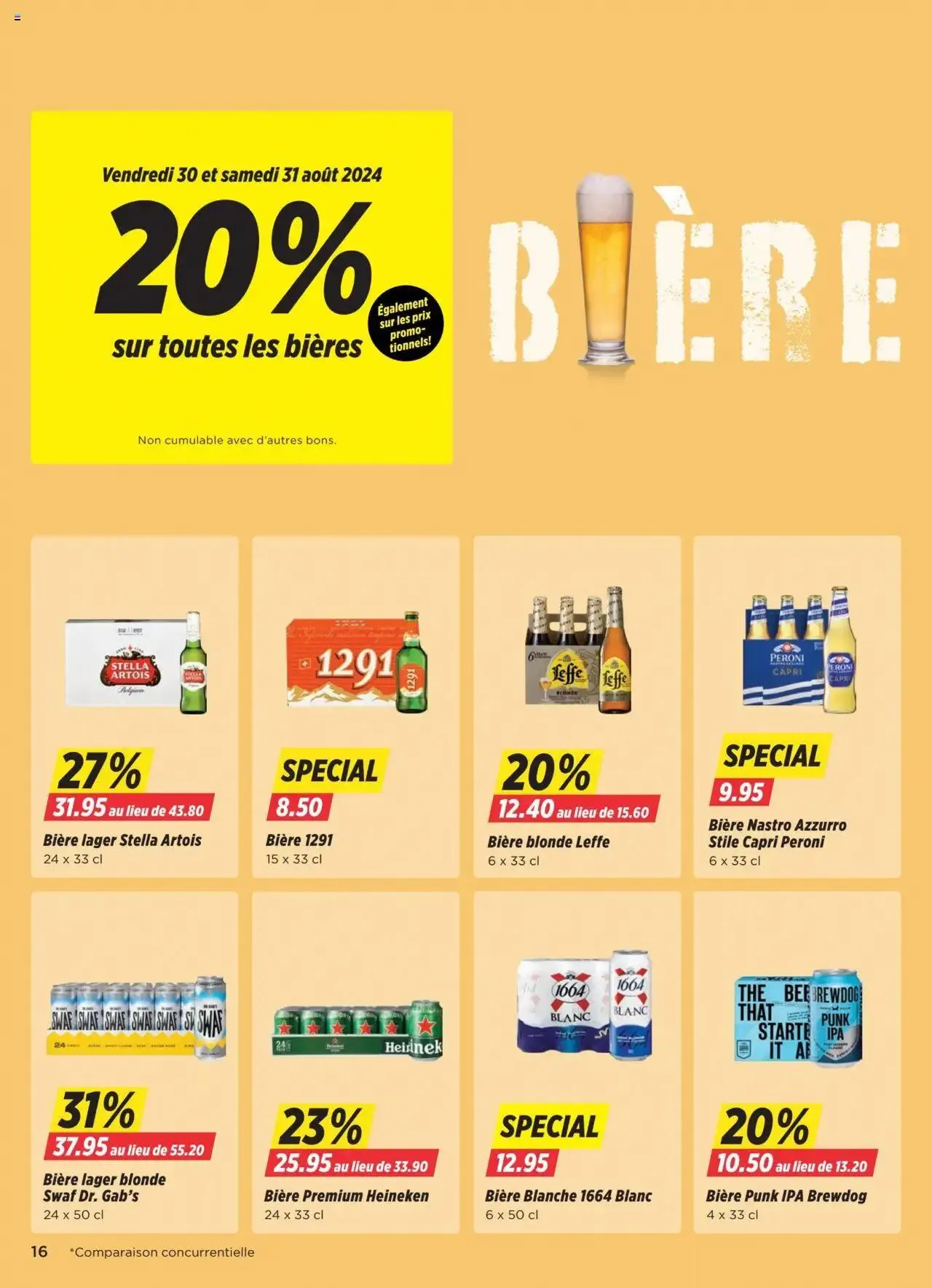Denner Aktionen FR von 27. August bis 2. September 2024 - Prospekt seite  16