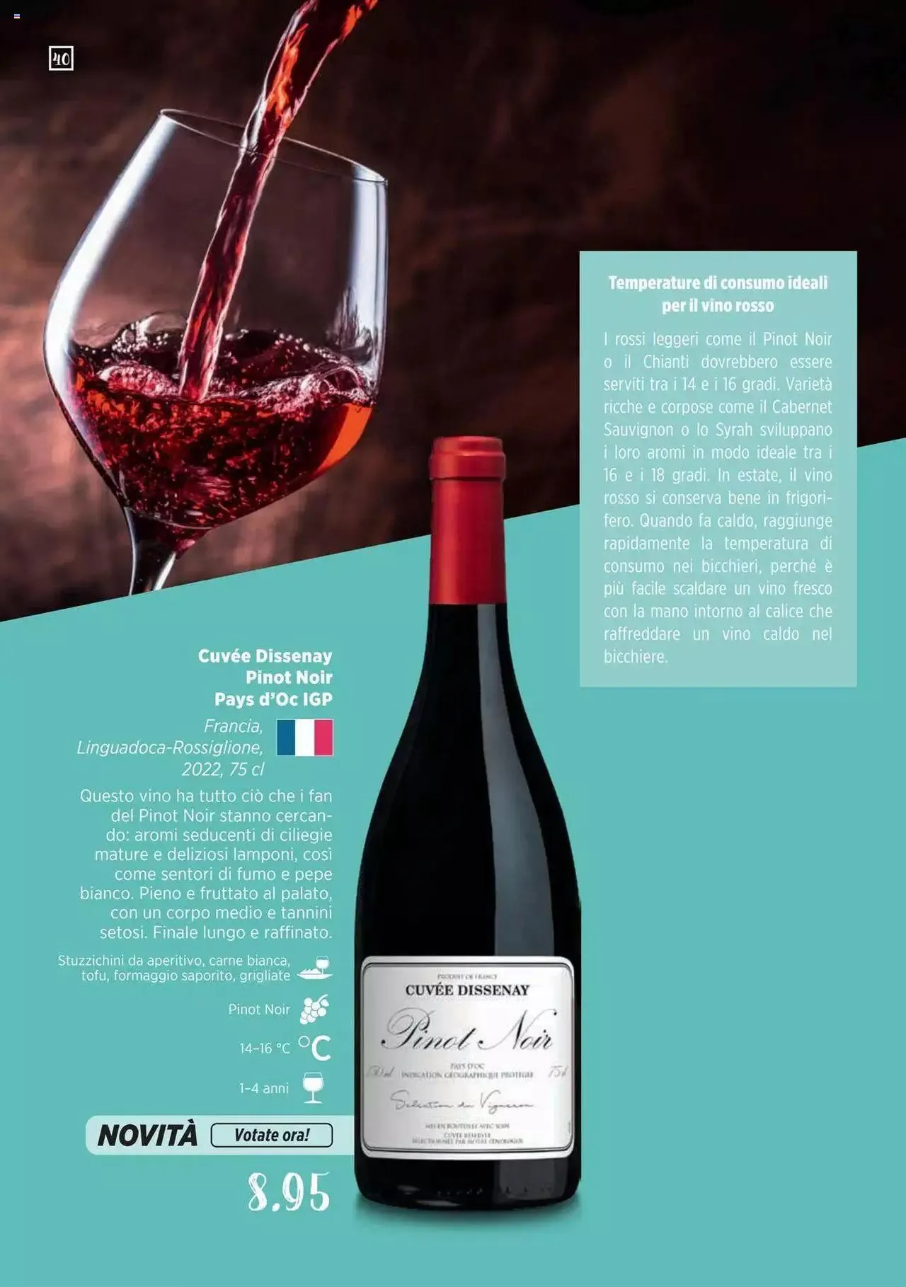 Denner Guida dei vini 2023 / 2024 IT von 11. September bis 31. Dezember 2023 - Prospekt seite  40