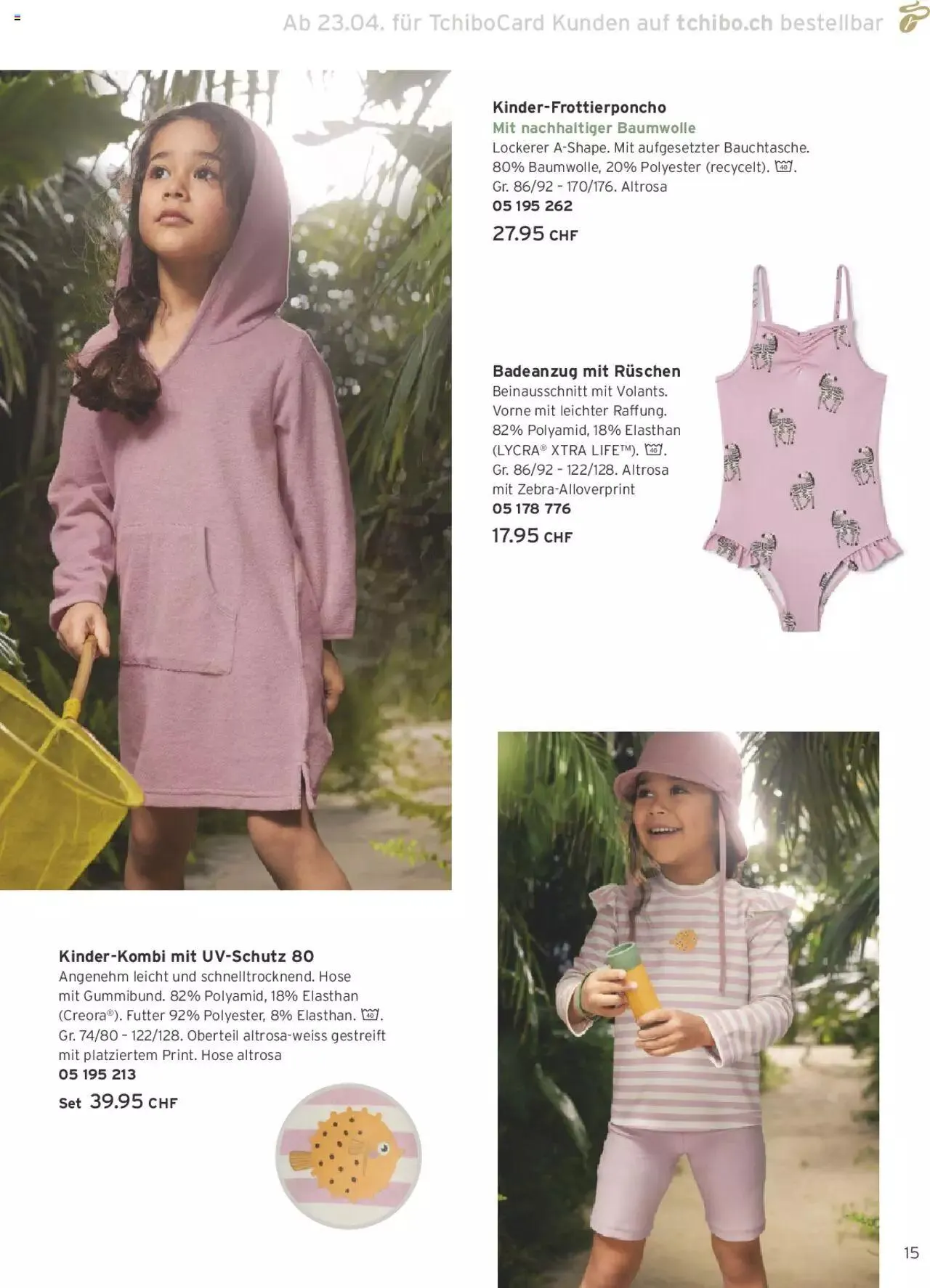 Tchibo Aktionen von 22. April bis 31. Dezember 2024 - Prospekt seite  15