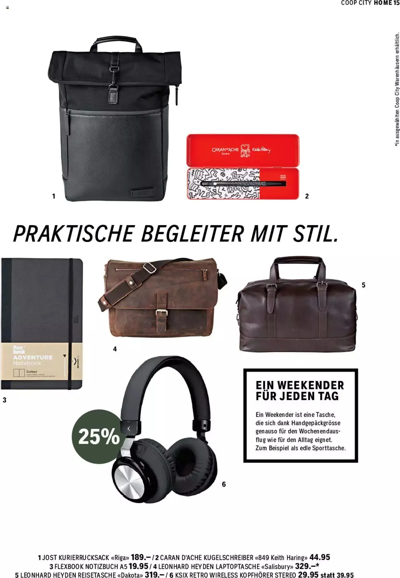 Coop City Aktionen Weihnachten von 28. November bis 17. Dezember 2023 - Prospekt seite 15