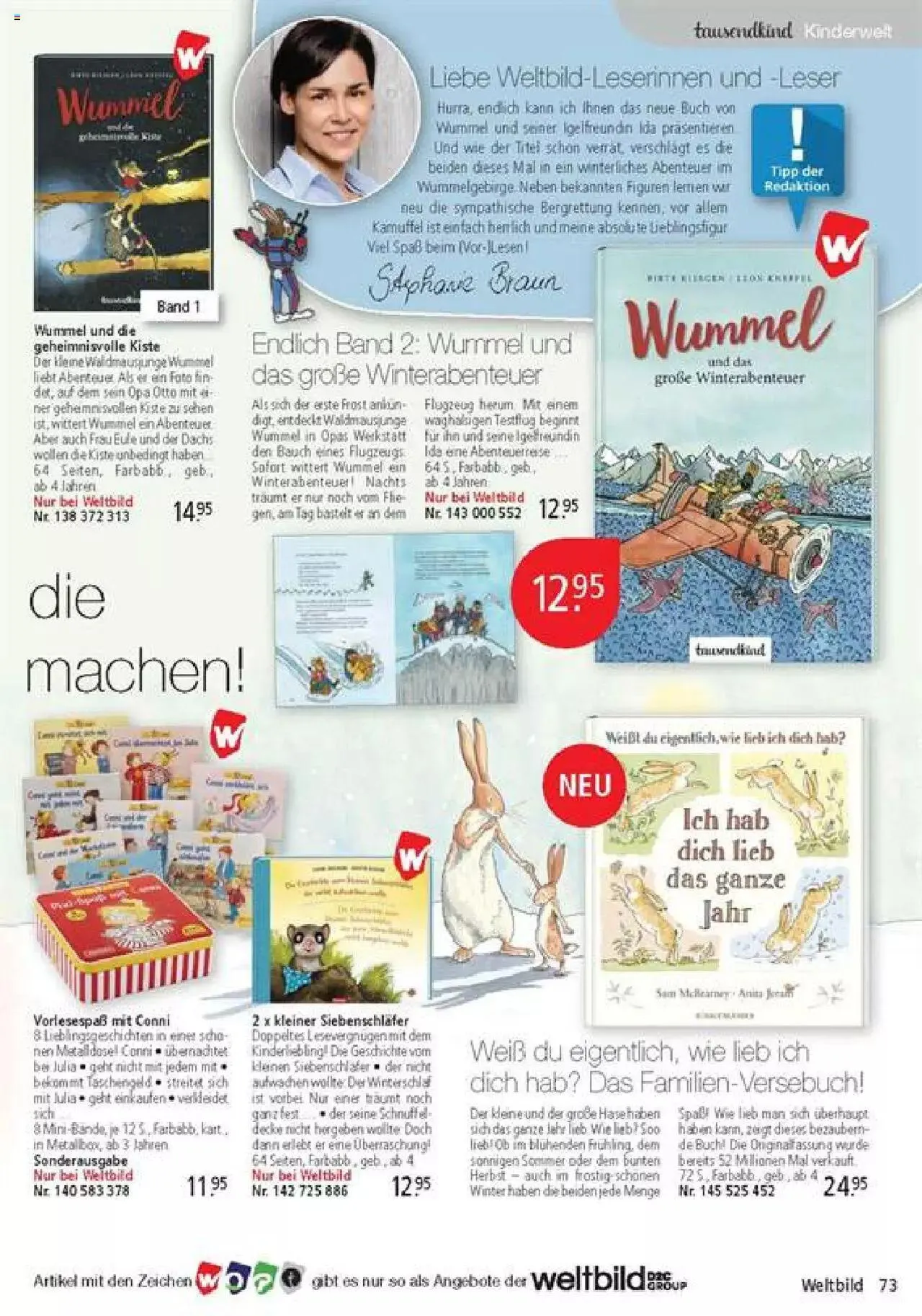 Weltbild - Aktueller Prospekt von 27. Januar bis 31. Dezember 2023 - Prospekt seite  73