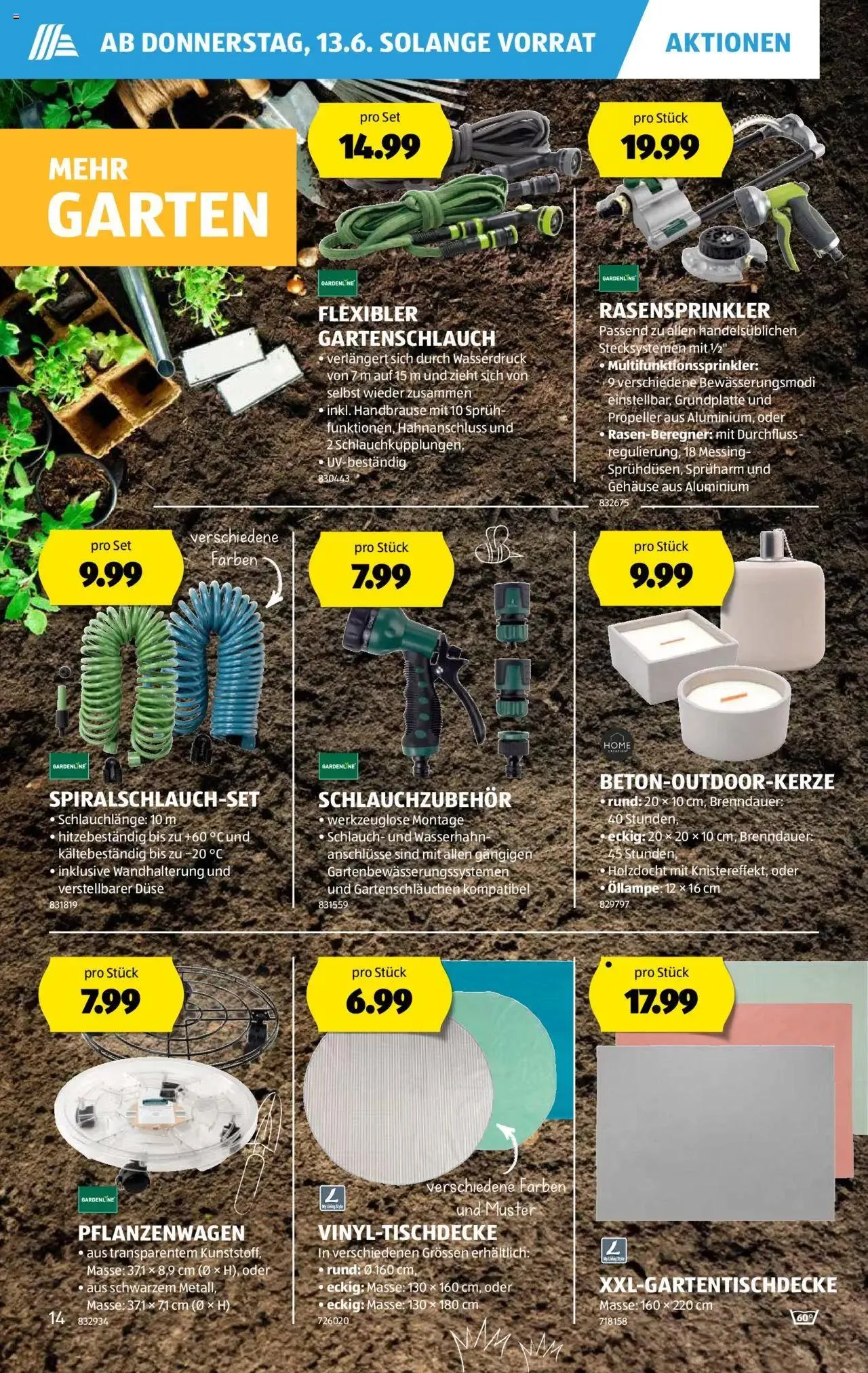 Aldi Aktionen von 13. Juni bis 19. Juni 2024 - Prospekt seite 14