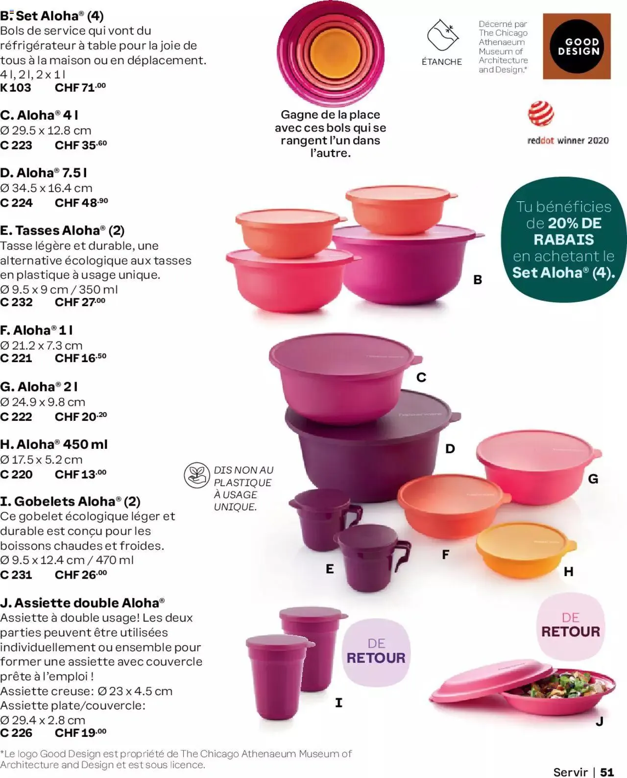 Tupperware Aktionen Frühling / Sommer 2024 von 5. März bis 31. Dezember 2024 - Prospekt seite 51