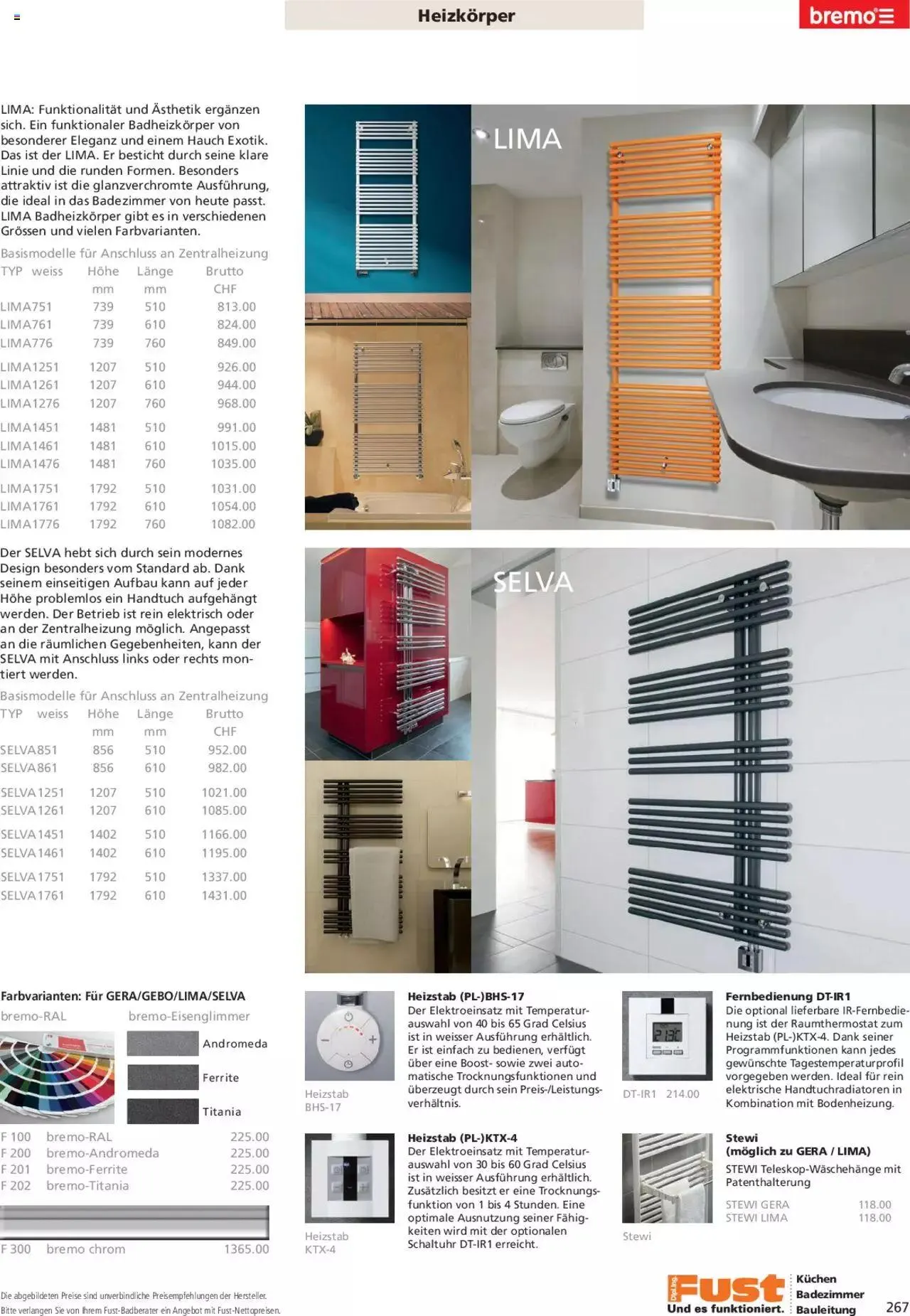 Fust Aktionen Badezimmermagazin von 17. April bis 31. Dezember 2024 - Prospekt seite  267