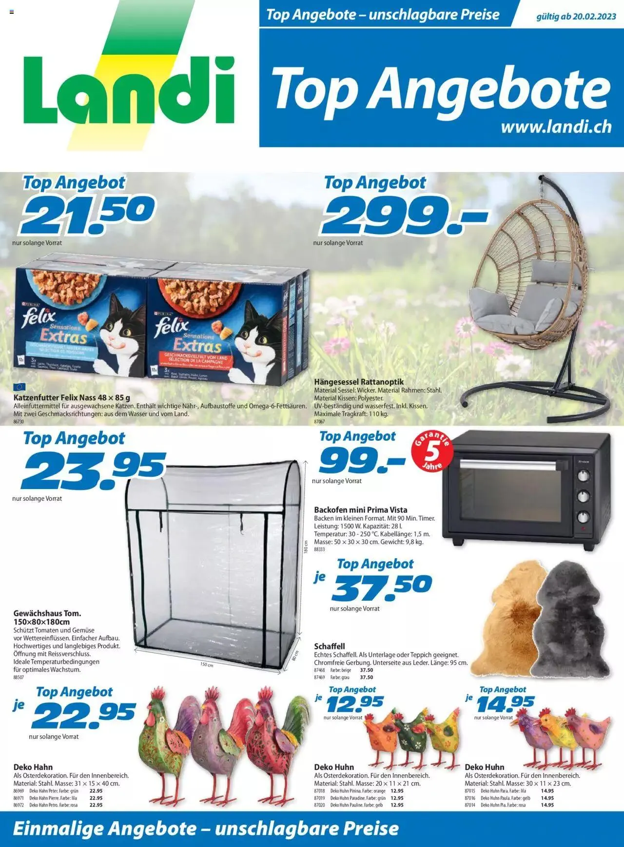 Landi - Aktueller Prospekt von 20. Februar bis 31. Dezember 2023 - Prospekt seite  17