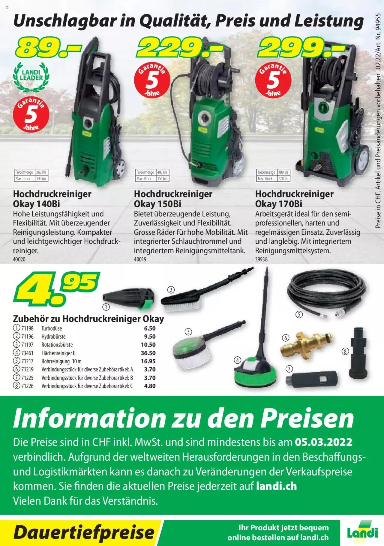 Landi - Motorgeräte 2022 von 1. April bis 31. Dezember 2023 - Prospekt seite  16