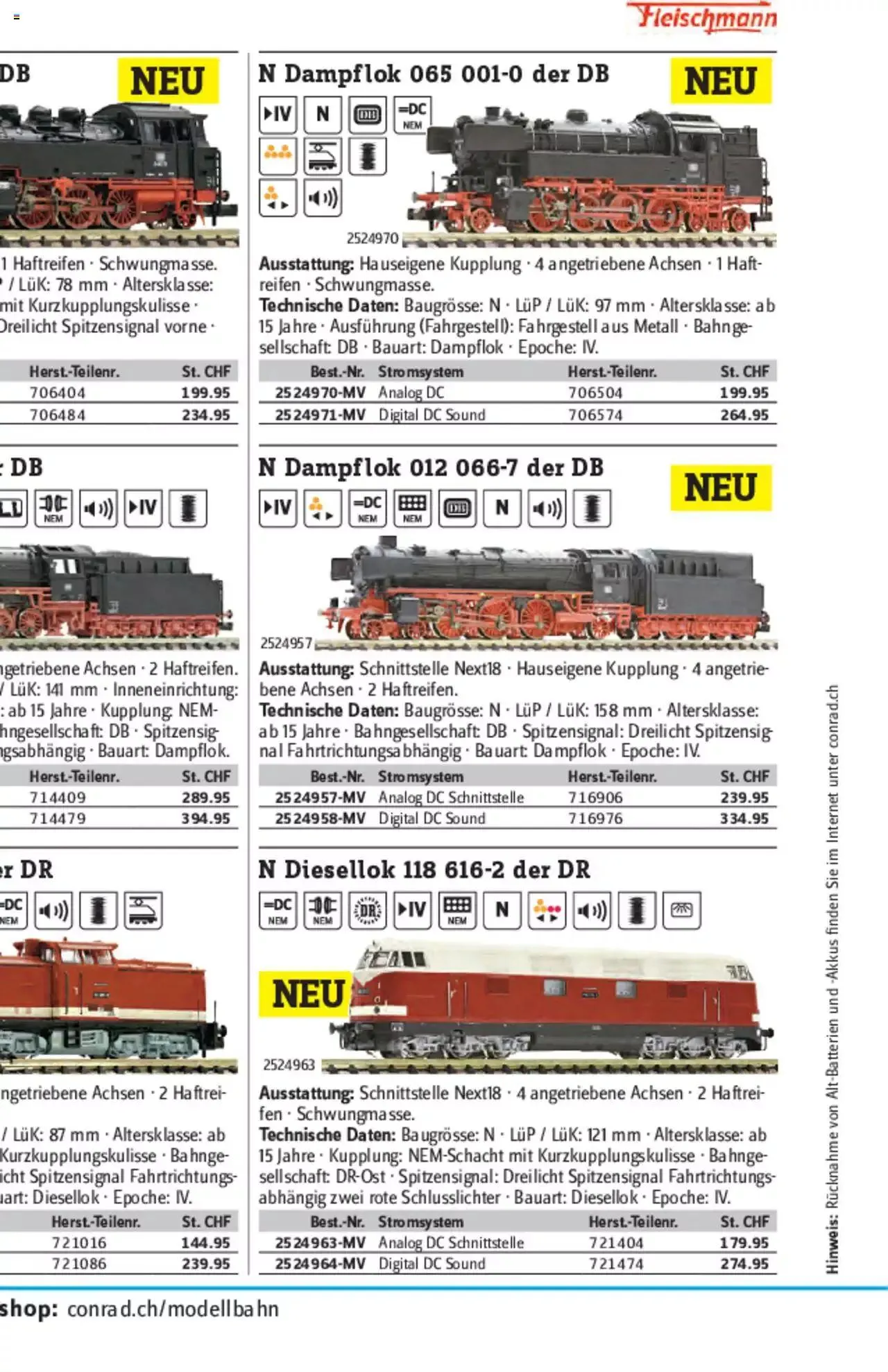 Conrad - Modellbahn Katalog 2022/23 von 5. September bis 31. Dezember 2023 - Prospekt seite  112