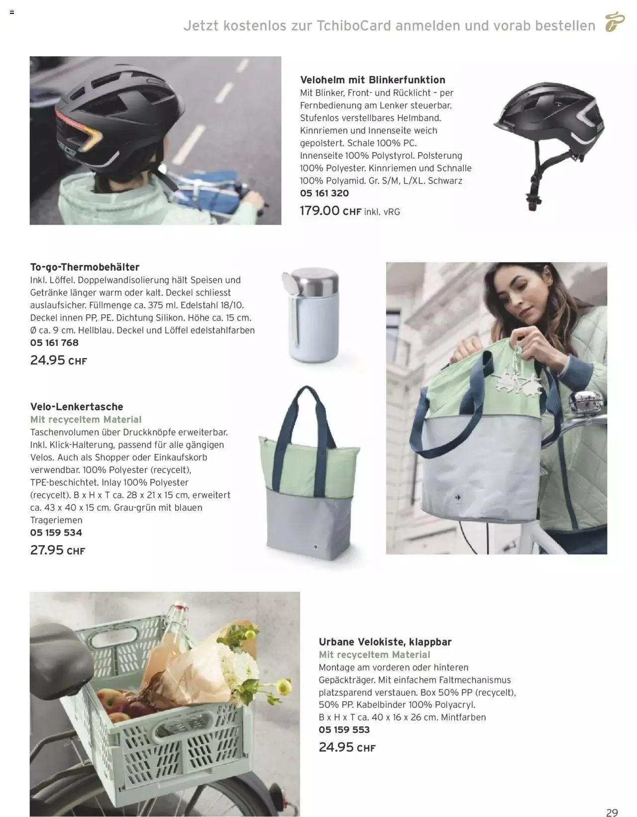 Tchibo Aktionen von 10. Mai bis 31. Dezember 2023 - Prospekt seite  29