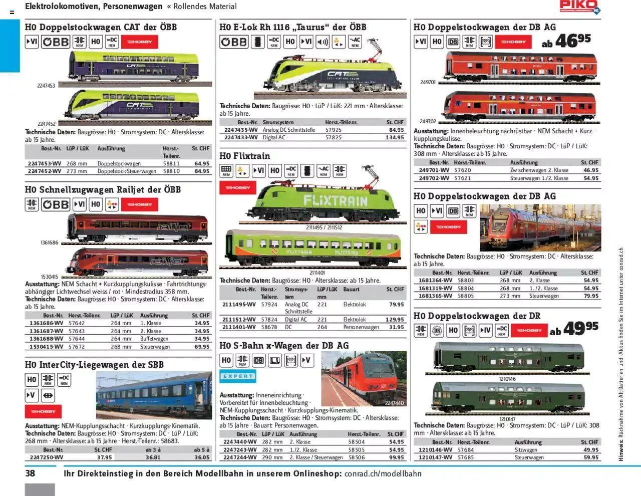 Conrad - Modellbahn 2021/22 von 1. Januar bis 31. Dezember 2023 - Prospekt seite 40