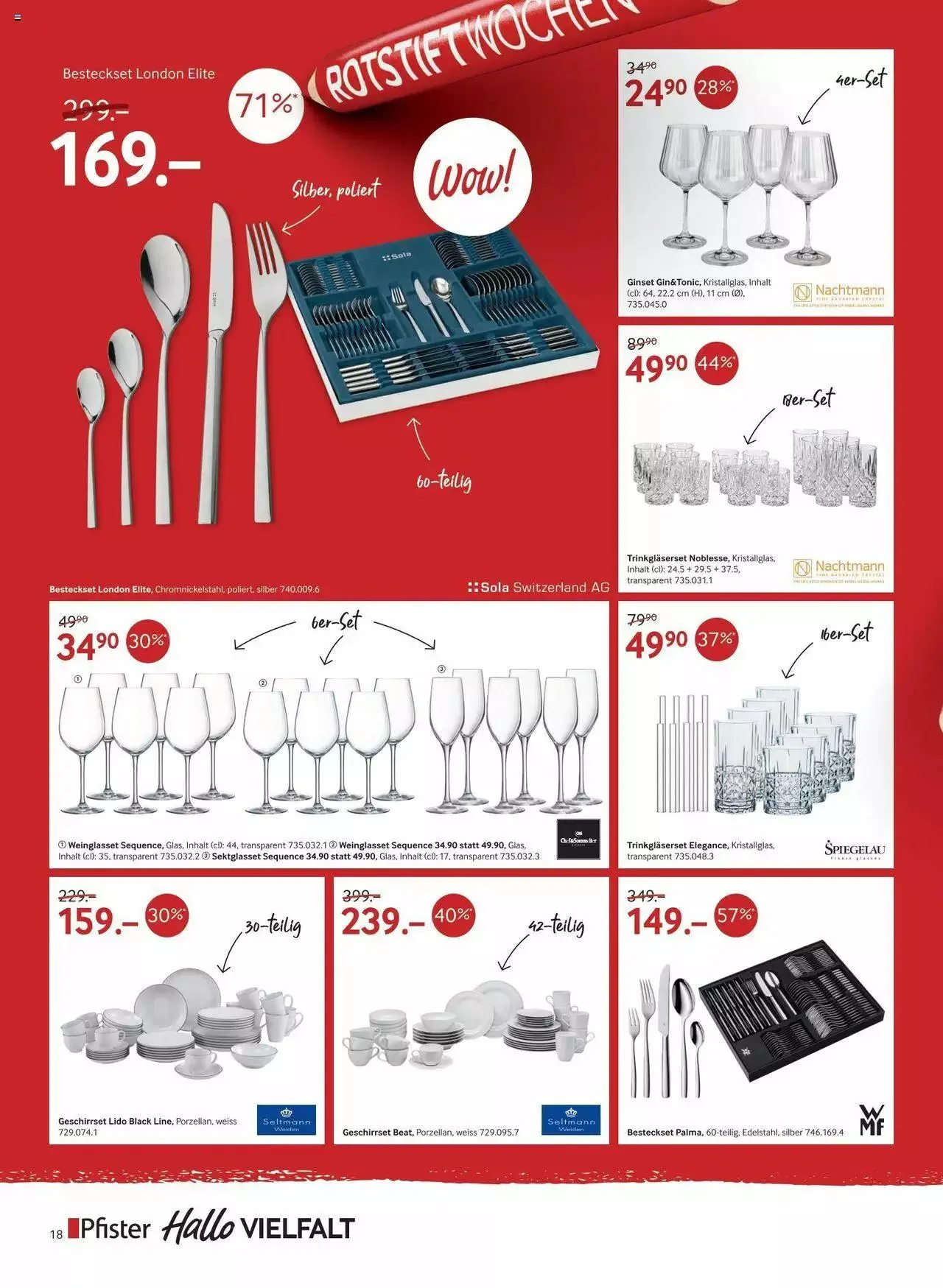 Pfister Rotstift Summer 2023 von 27. Juni bis 21. August 2023 - Prospekt seite 18
