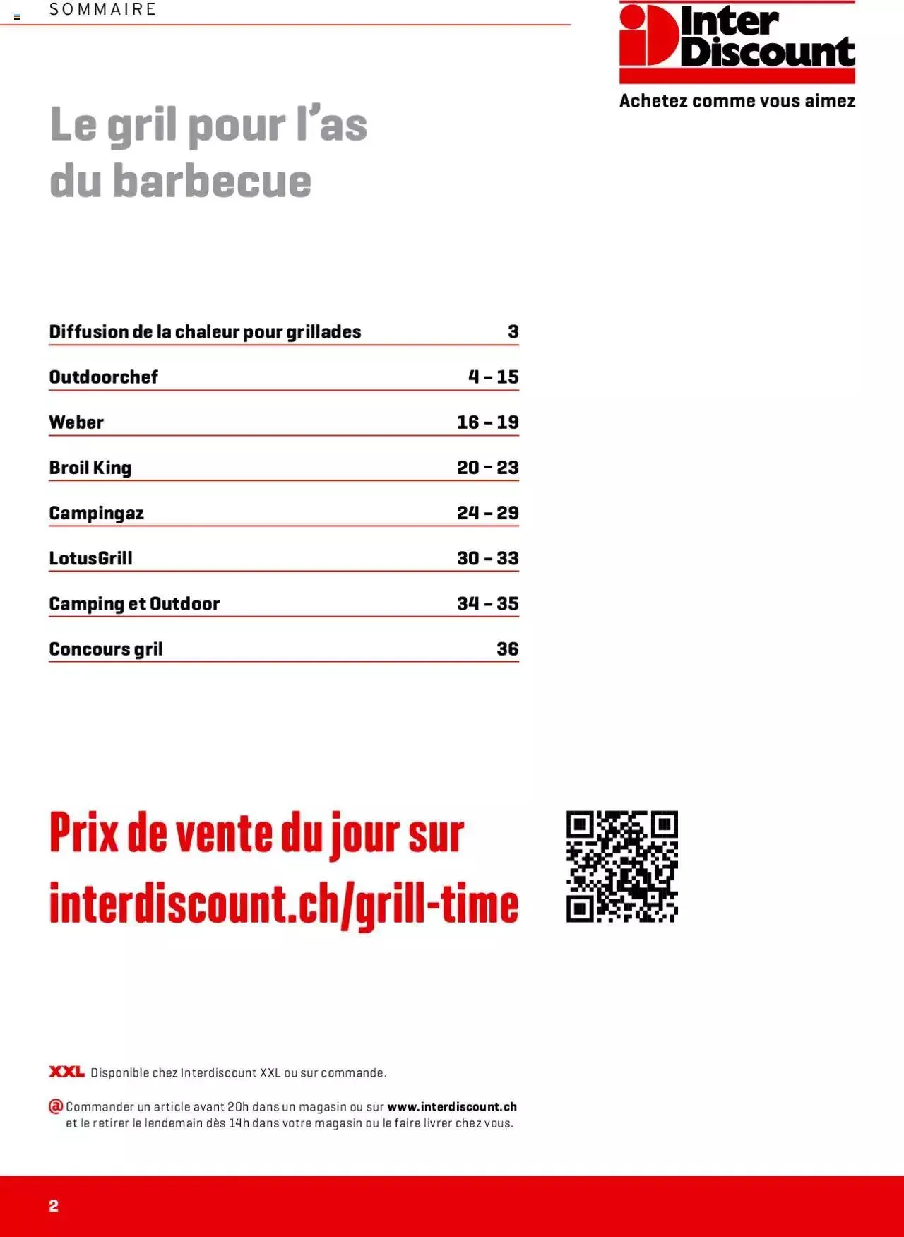 Interdiscount Prospectus Grill von 13. März bis 31. Dezember 2023 - Prospekt seite 2