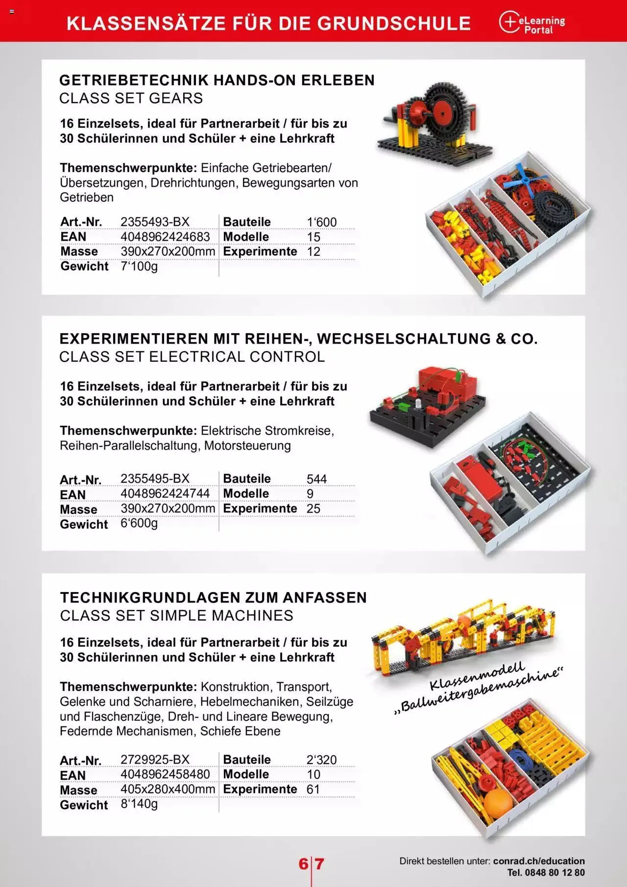 Conrad Fischertechnik education von 14. März bis 31. Dezember 2024 - Prospekt seite  7