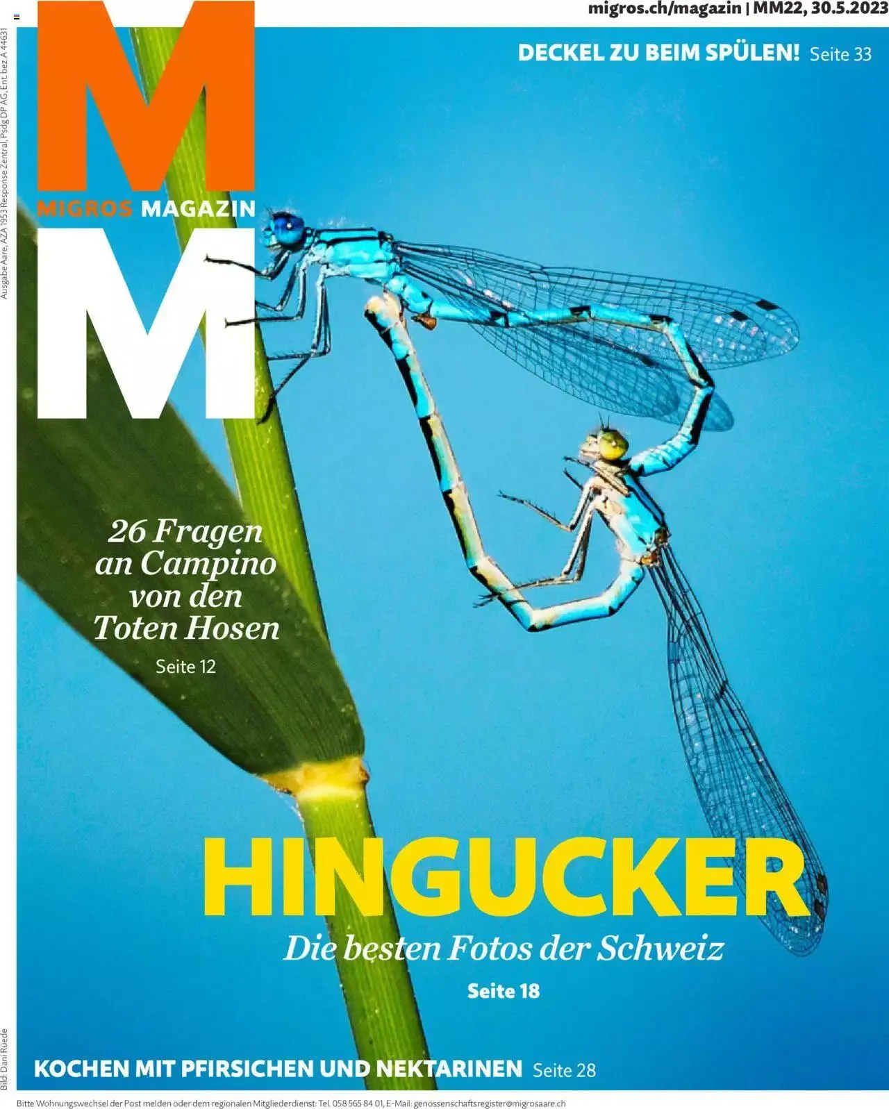 Migros Magazin von 30. Mai bis 31. Dezember 2023 - Prospekt seite 1