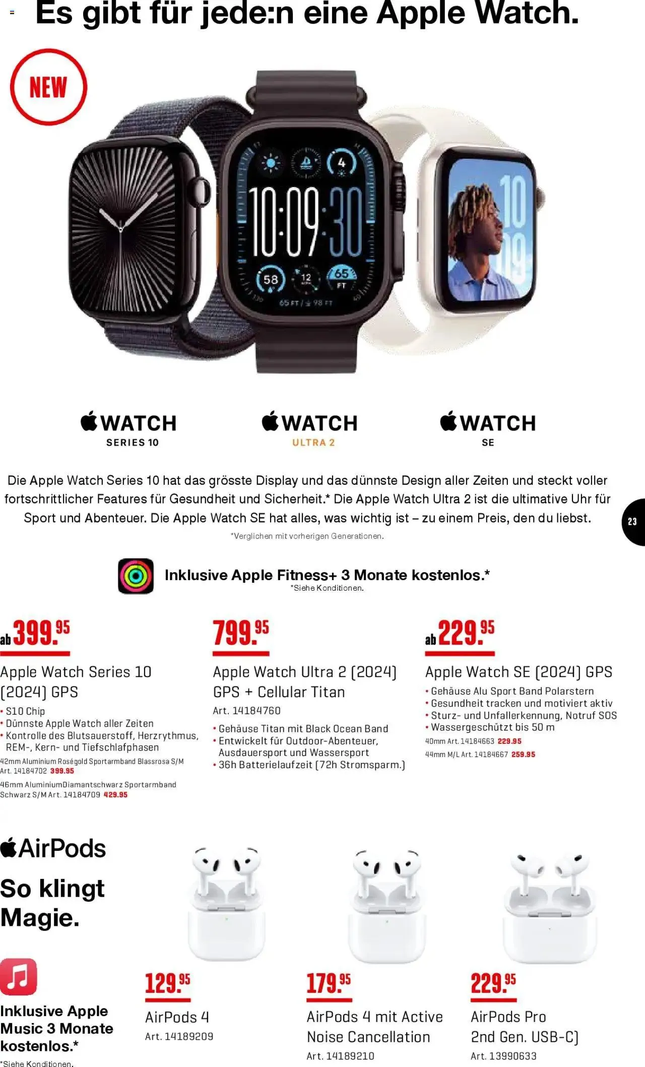 Interdiscount Aktionen von 7. Oktober bis 20. Oktober 2024 - Prospekt seite 23