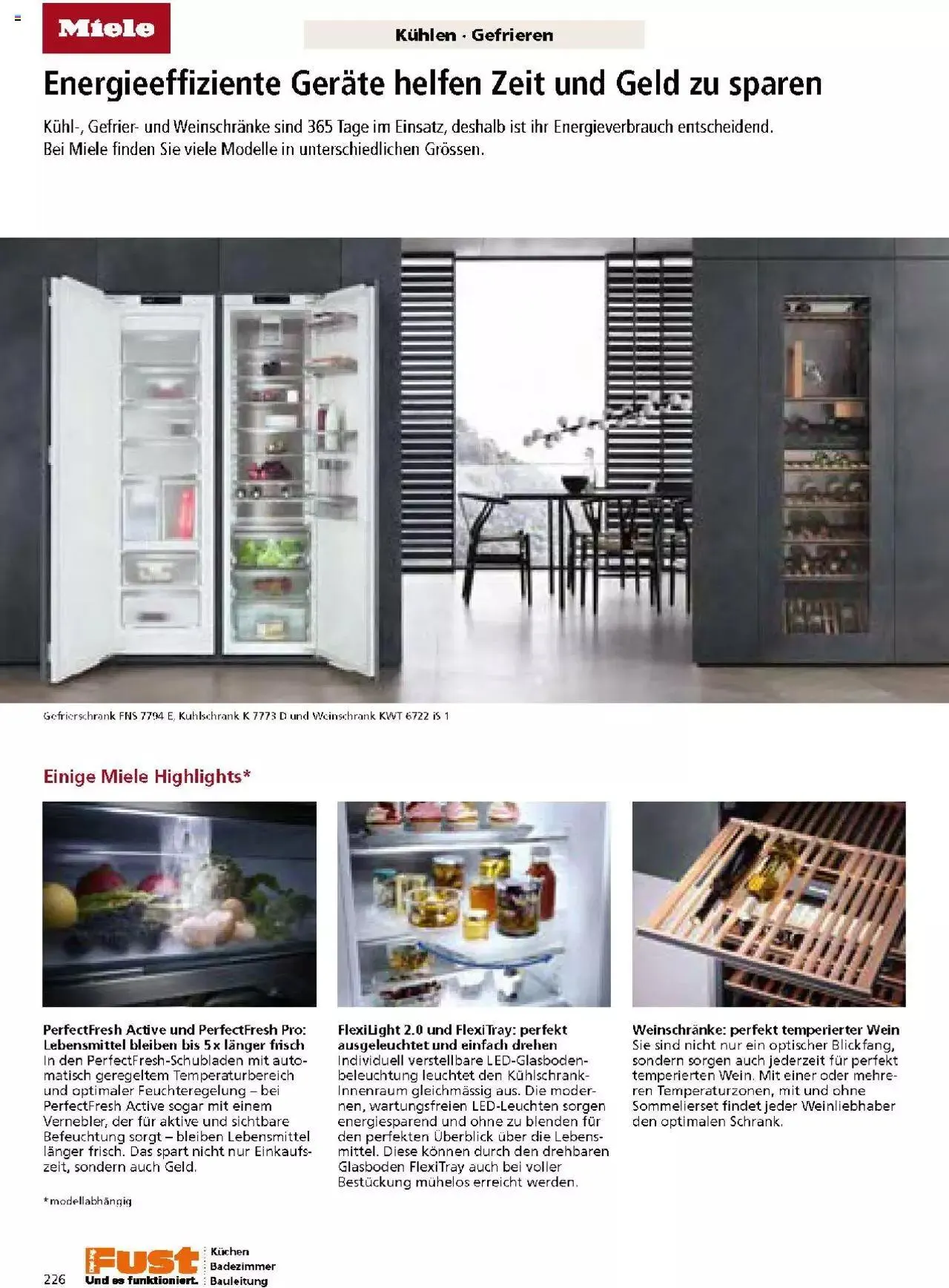 Fust Küchen- und Badezimmerprospekt von 4. März bis 31. Dezember 2024 - Prospekt seite  226