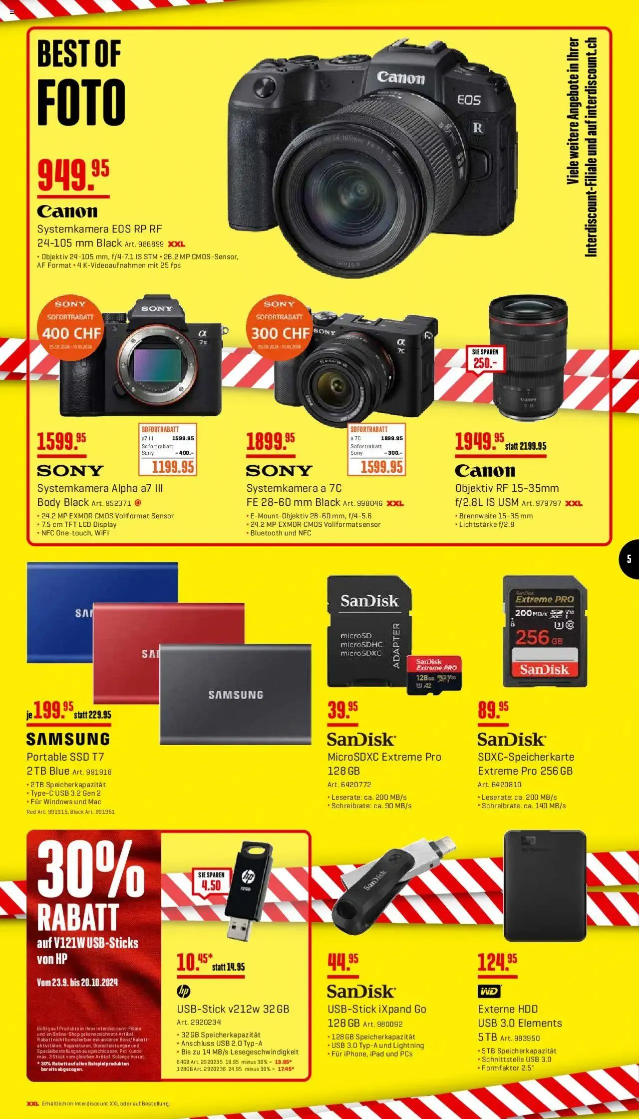 Interdiscount Aktionen von 23. September bis 6. Oktober 2024 - Prospekt seite  5