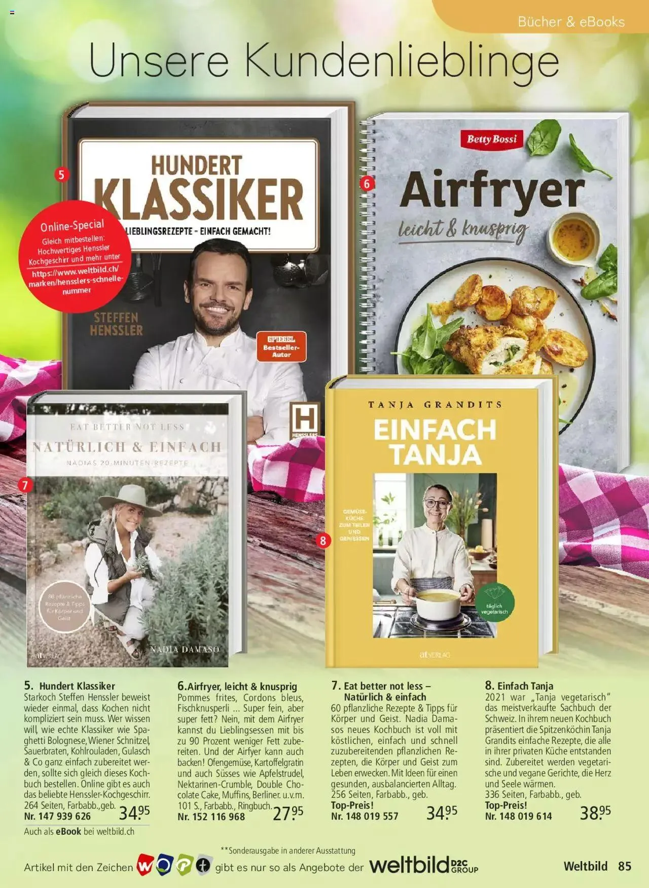 Weltbild Aktionen von 19. April bis 31. Dezember 2024 - Prospekt seite 85