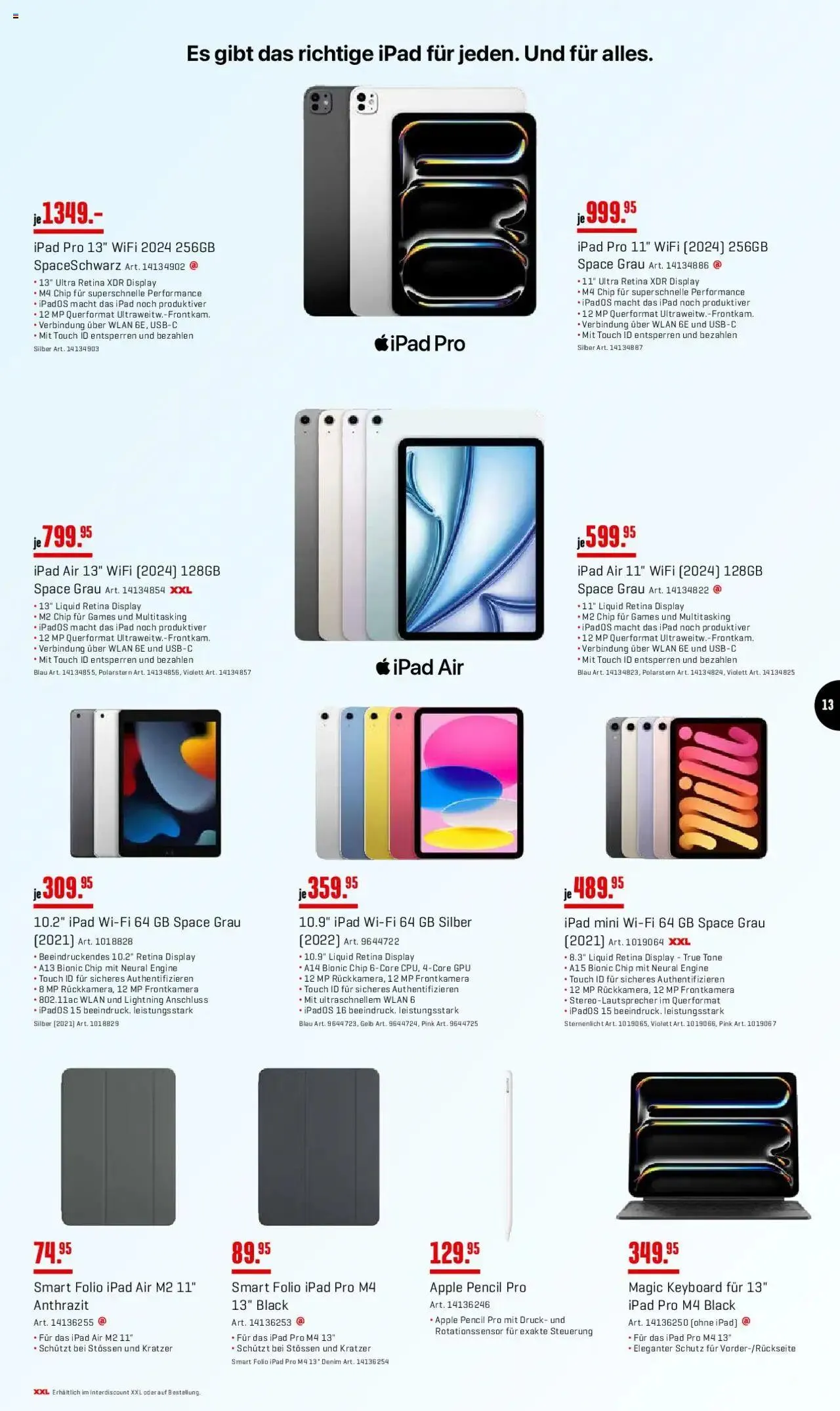 Interdiscount Mobile Prospekt von 9. September bis 22. September 2024 - Prospekt seite  13