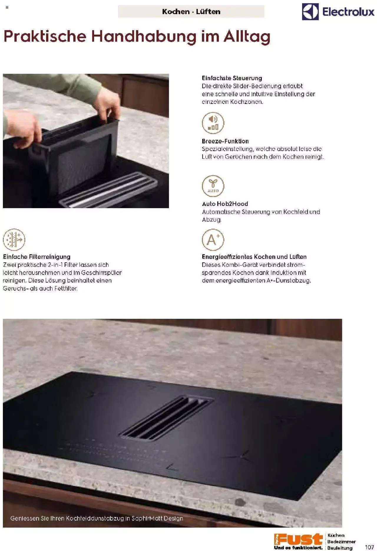Fust Küchen- und Badezimmerprospekt von 4. März bis 31. Dezember 2024 - Prospekt seite  107