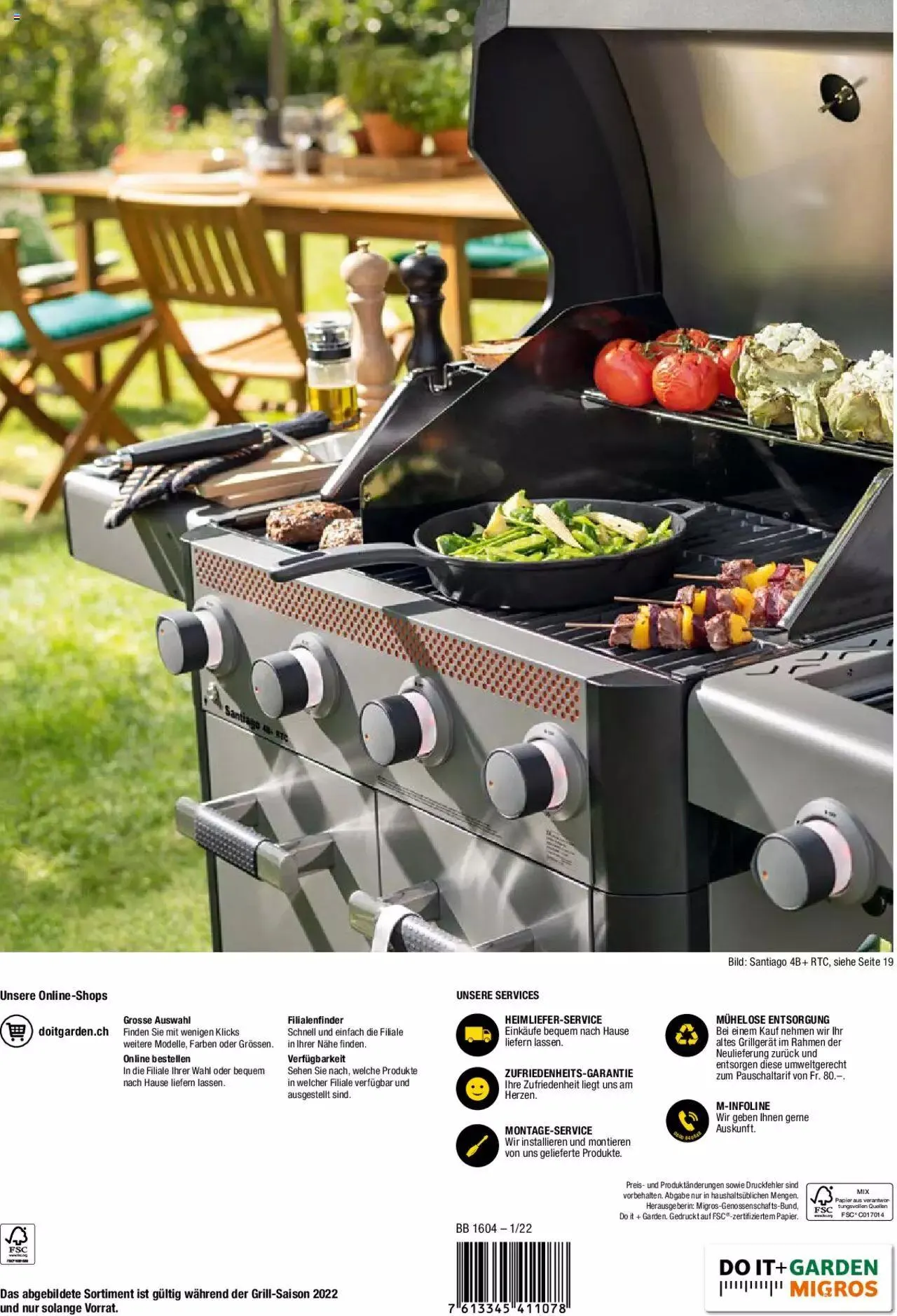 DO IT+GARDEN MIGROS - Grill von 22. März bis 31. Dezember 2023 - Prospekt seite  52