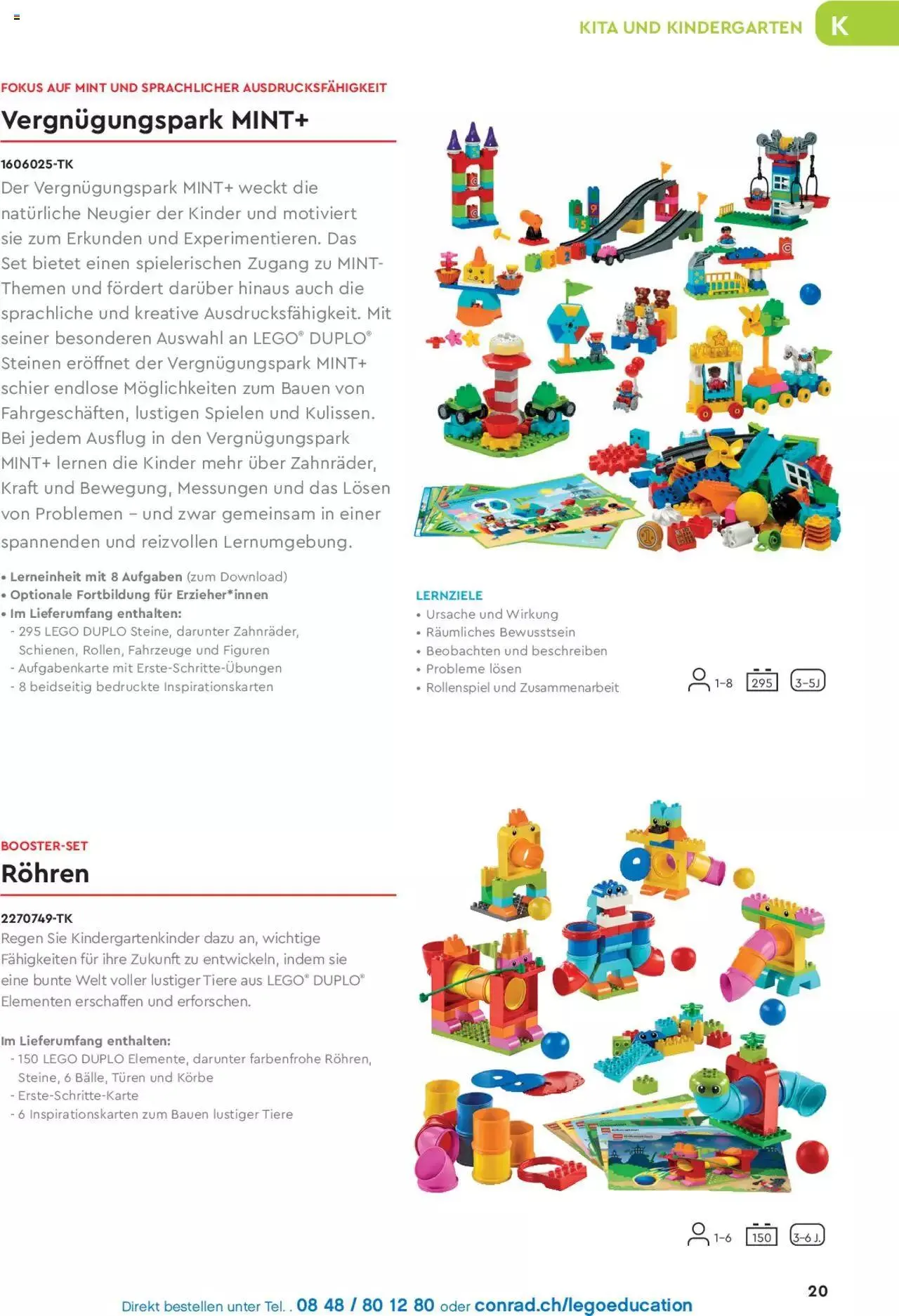 Conrad - Lego Education Lernkonzepte von 6. April bis 31. Dezember 2023 - Prospekt seite  21
