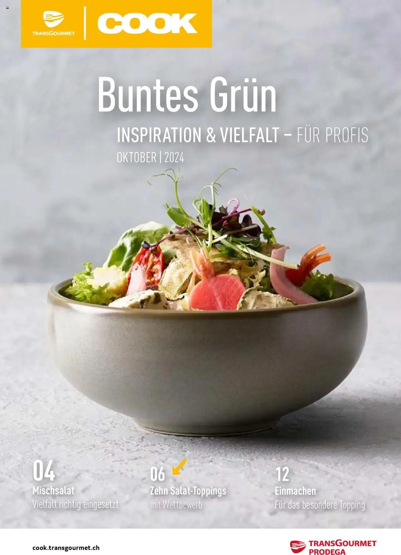 Prodega Aktionen Cook Magazin 10/24 | Buntes Grün von 14. Oktober bis 21. Dezember 2024 - Prospekt seite  1