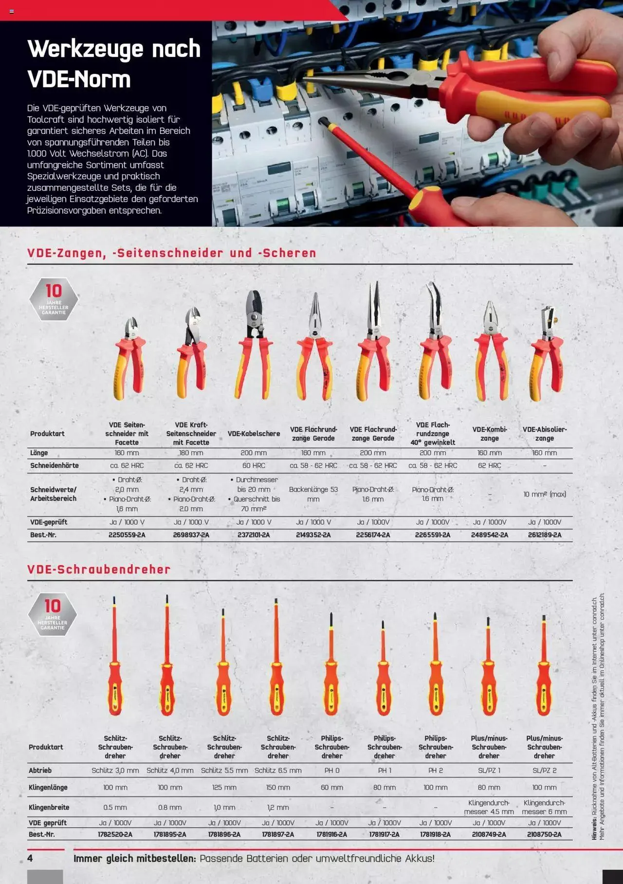 Conrad Aktionen Toolcraft von 27. Februar bis 31. Dezember 2024 - Prospekt seite  4