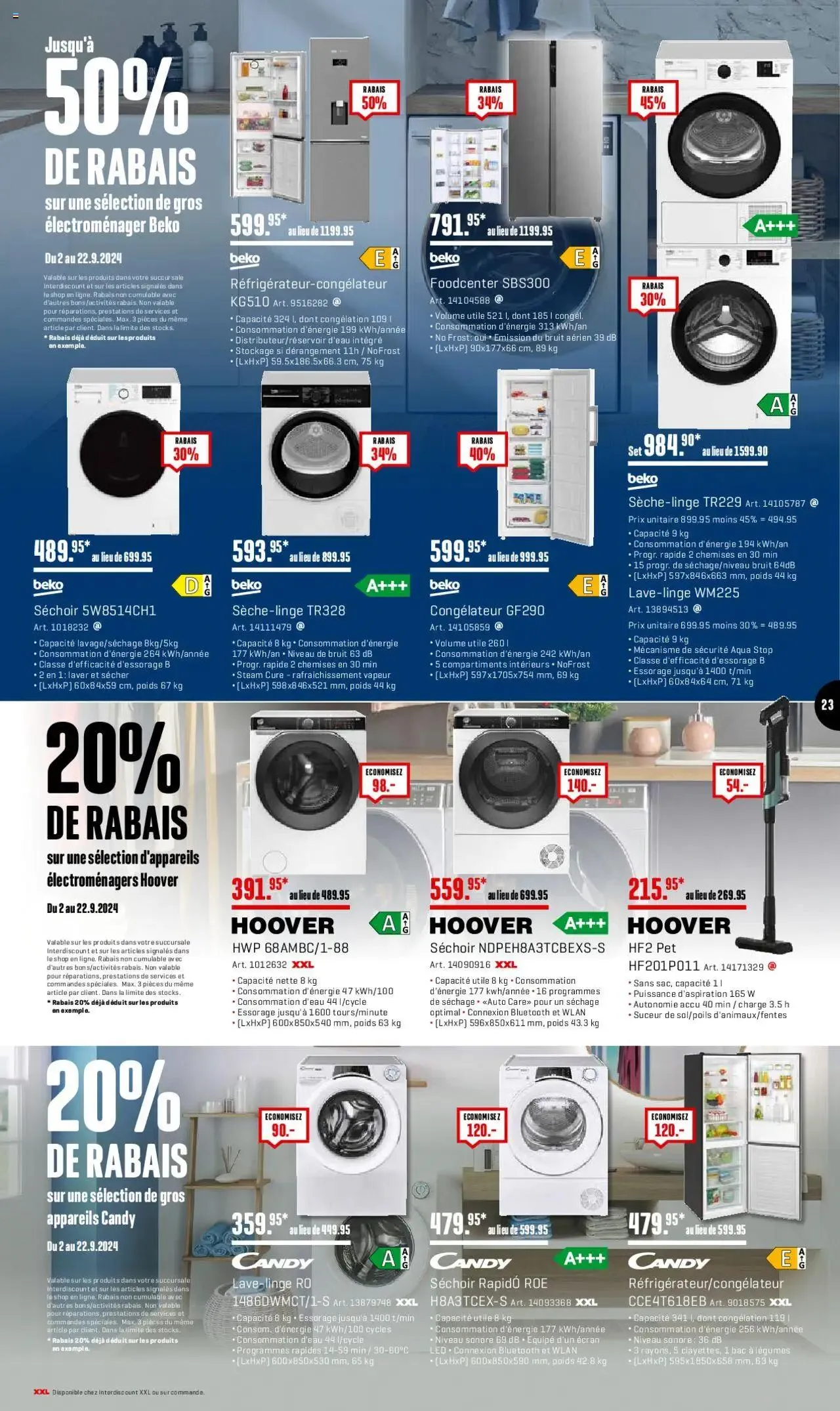Interdiscount Prospectus von 2. September bis 22. September 2024 - Prospekt seite  23