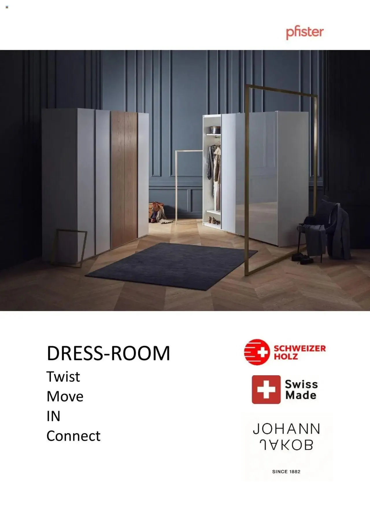 Pfister Dress-Room Broschüre 2024 von 13. September bis 31. Dezember 2024 - Prospekt seite  1