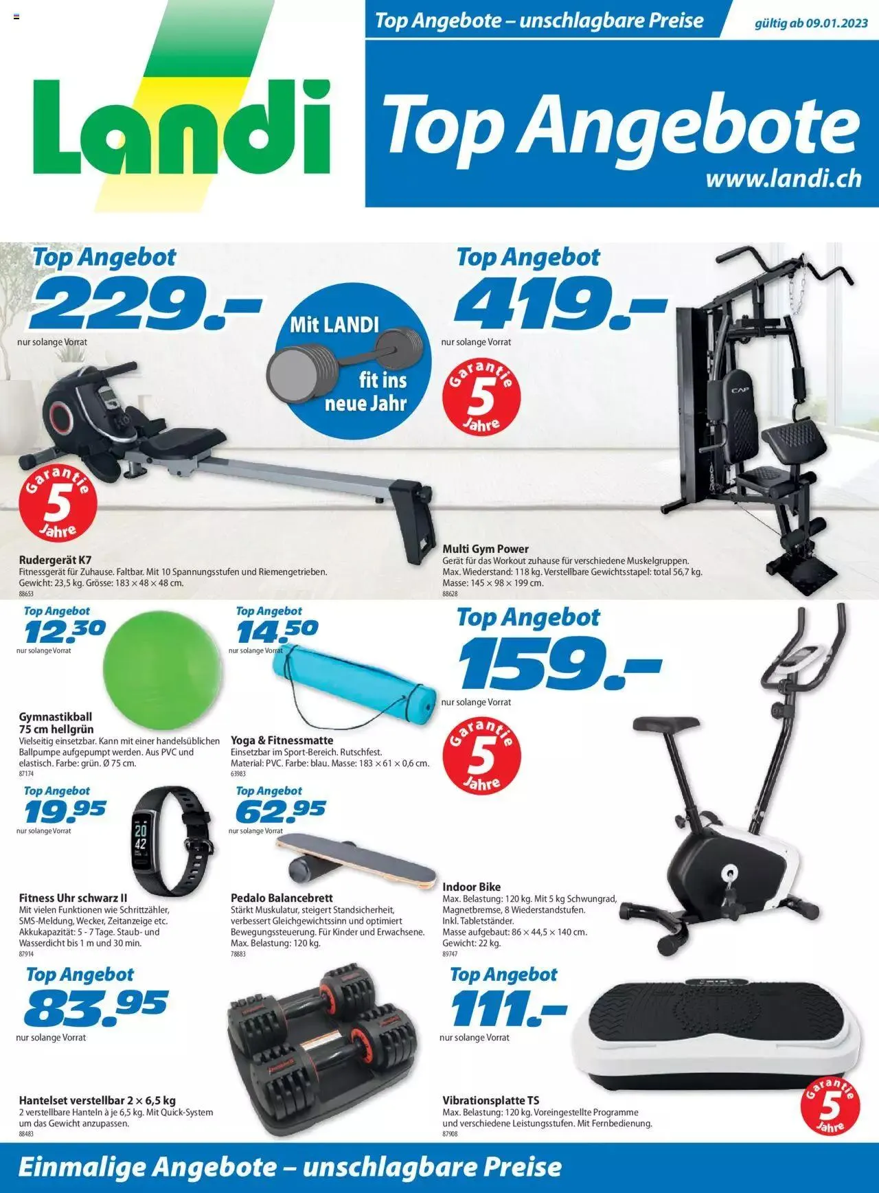 Landi - Aktueller Prospekt von 2. Januar bis 31. Dezember 2023 - Prospekt seite  17